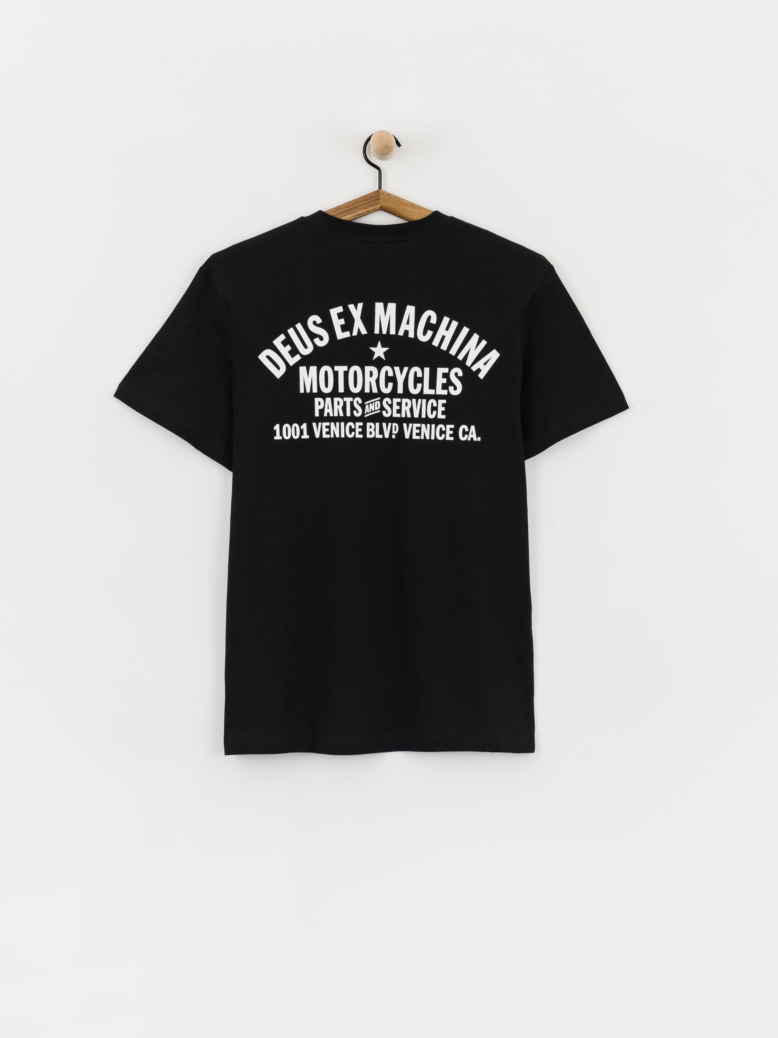 Tričko Deus Ex Machina Venice Address (black)