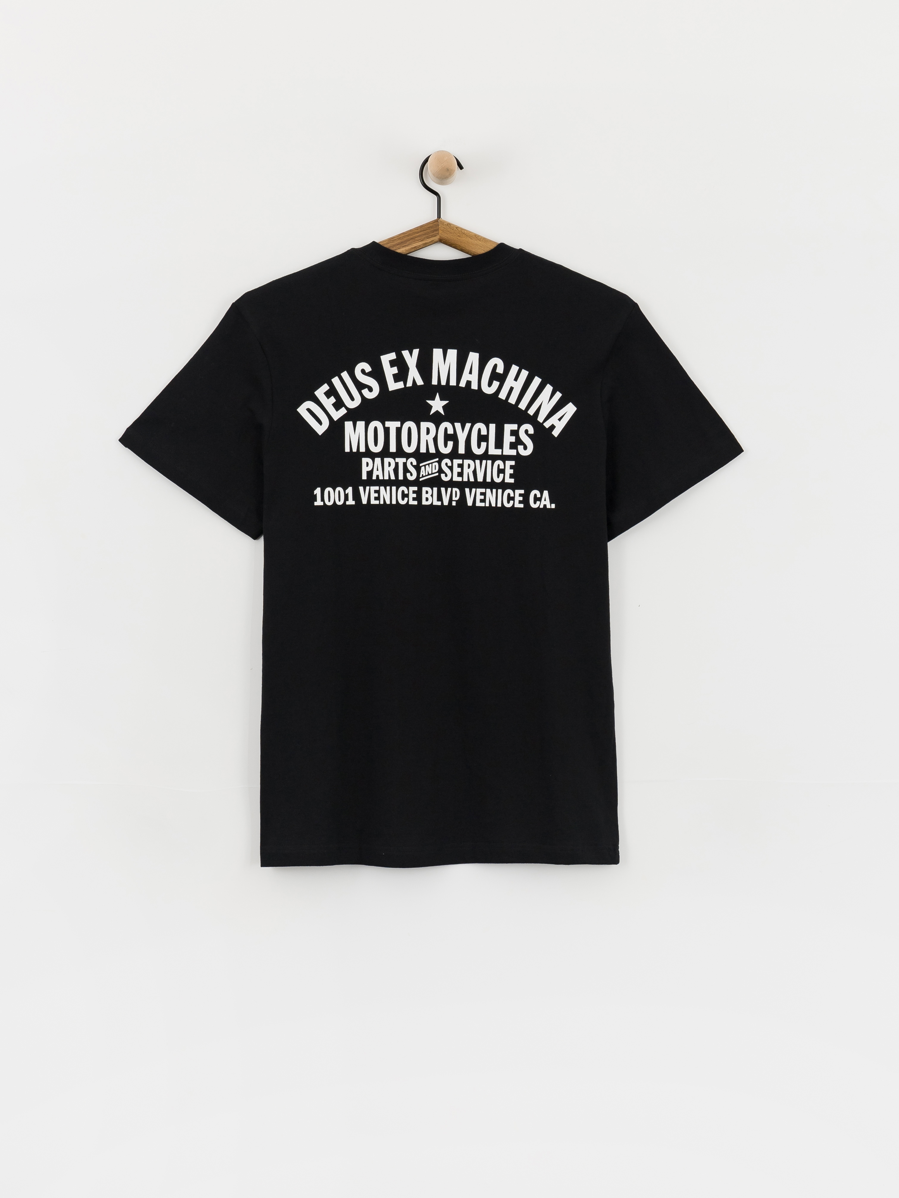 Tričko Deus Ex Machina Venice Address (black)