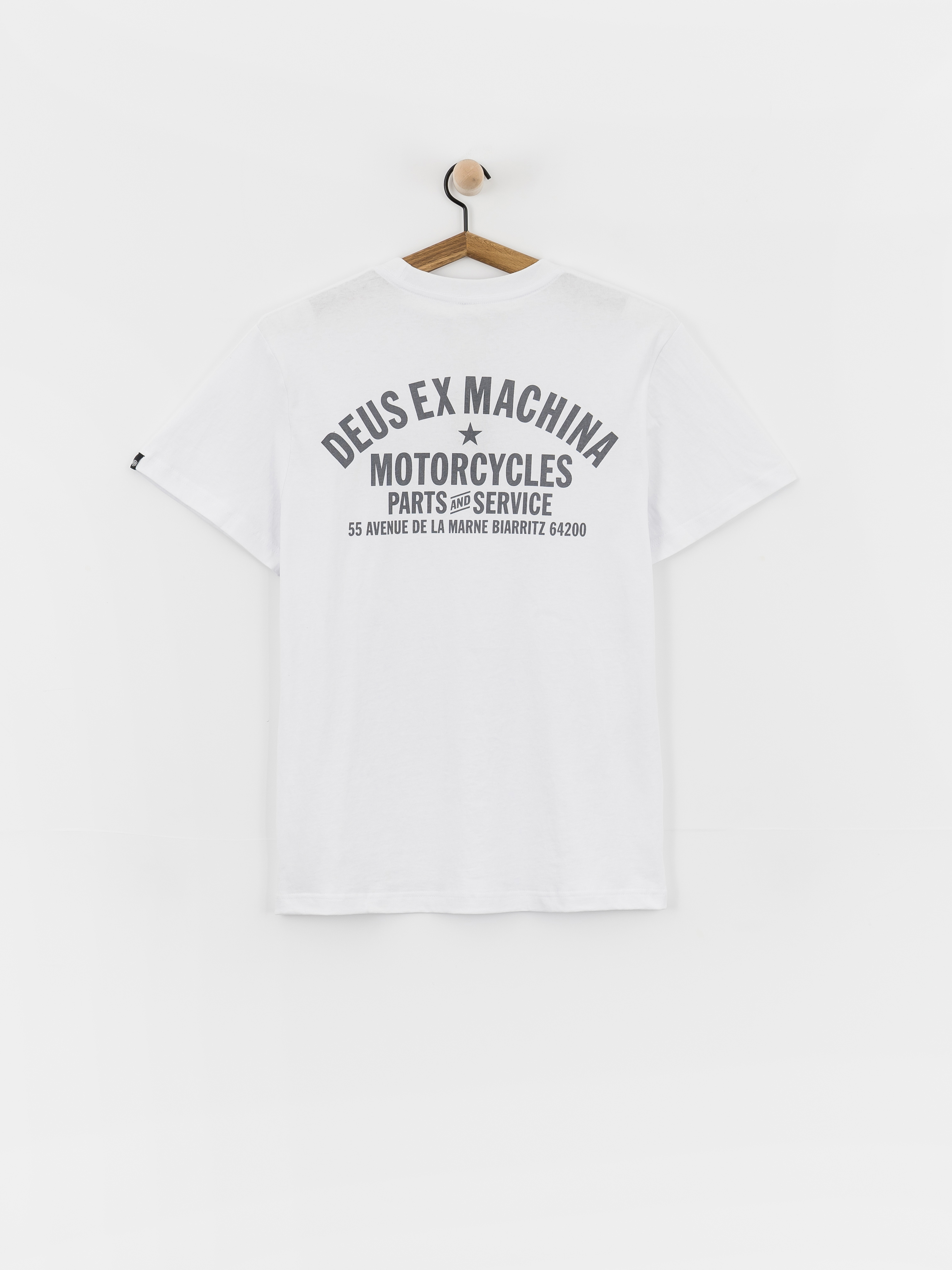 Tričko Deus Ex Machina Biarritz Address (white)