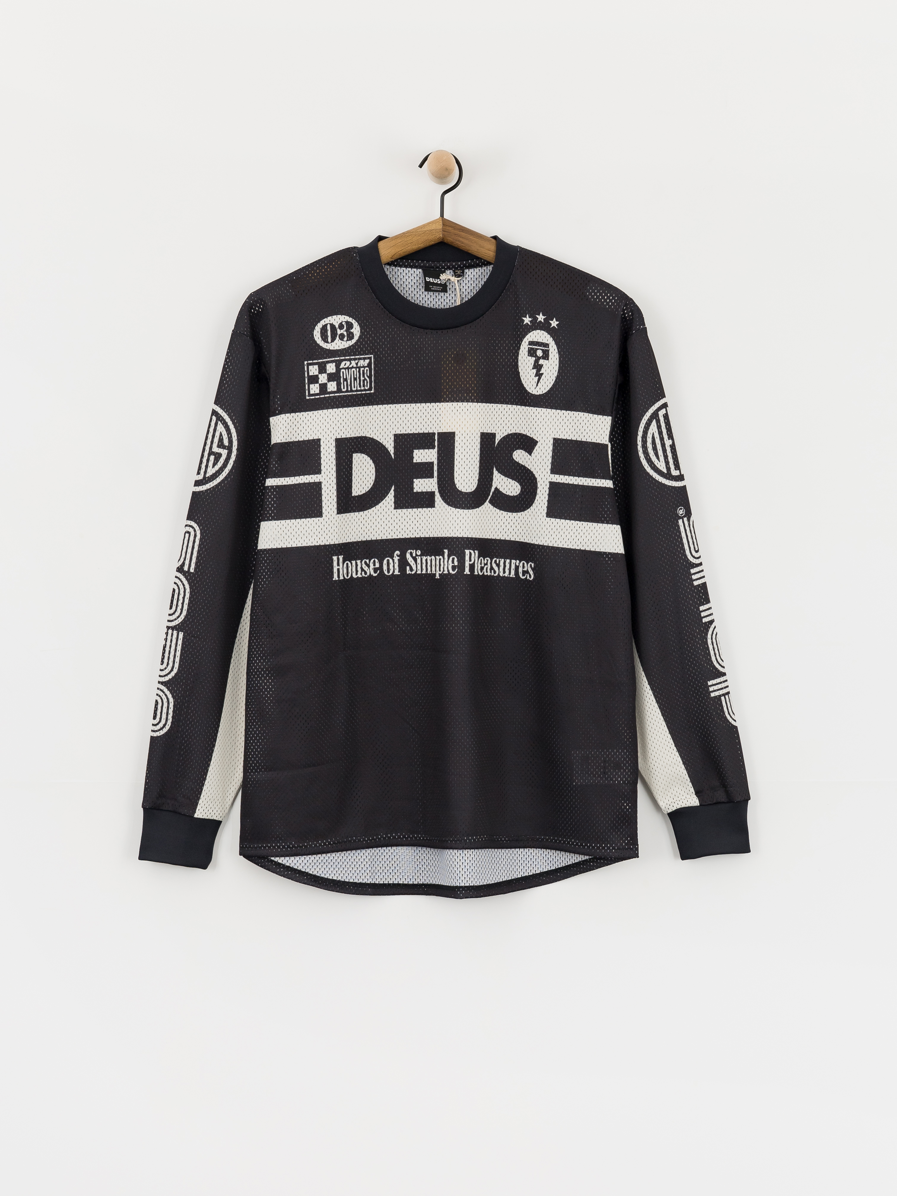 Tričko Deus Ex Machina Off Road Mx Jersey 2.0 (black)