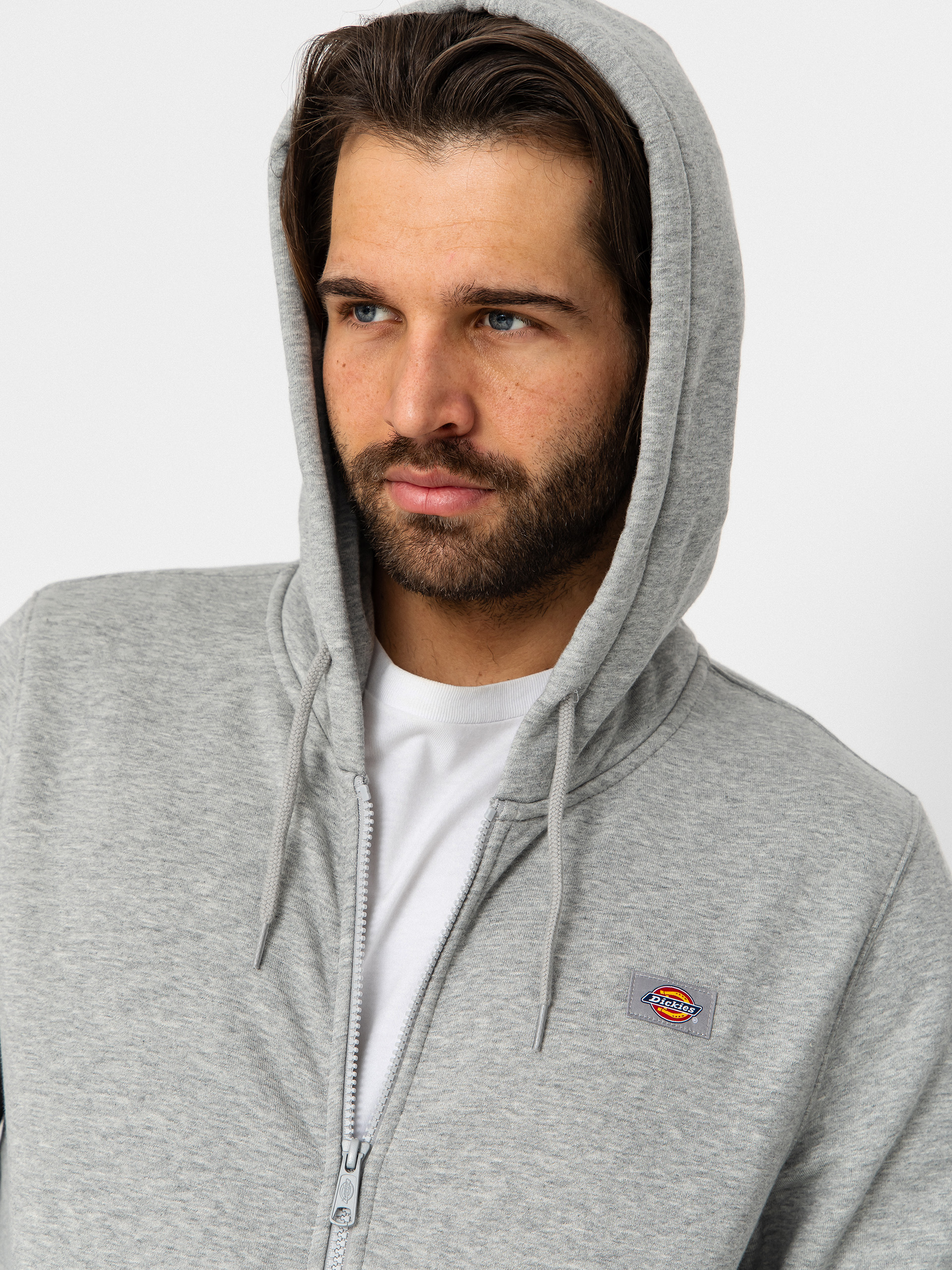 Mikina s kapucňou Dickies Oakport ZHD (heather grey)