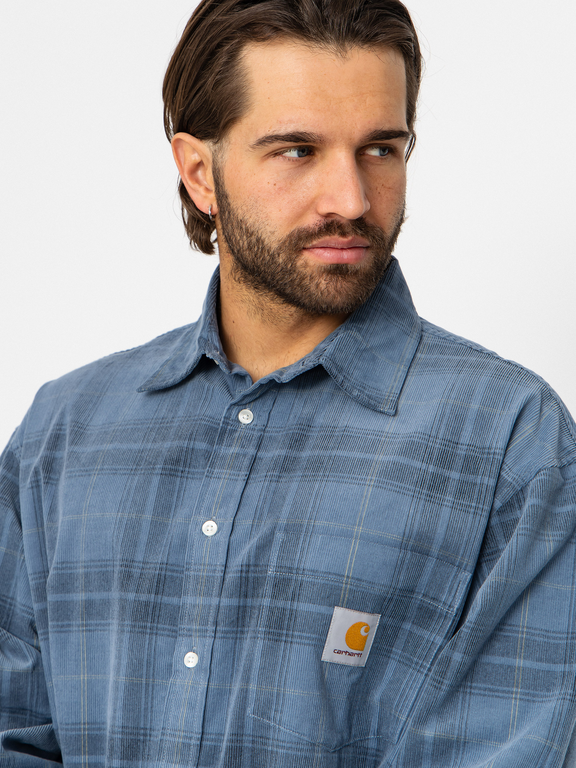 Košeľa Carhartt WIP Wilber (wilber check/velvet blue)
