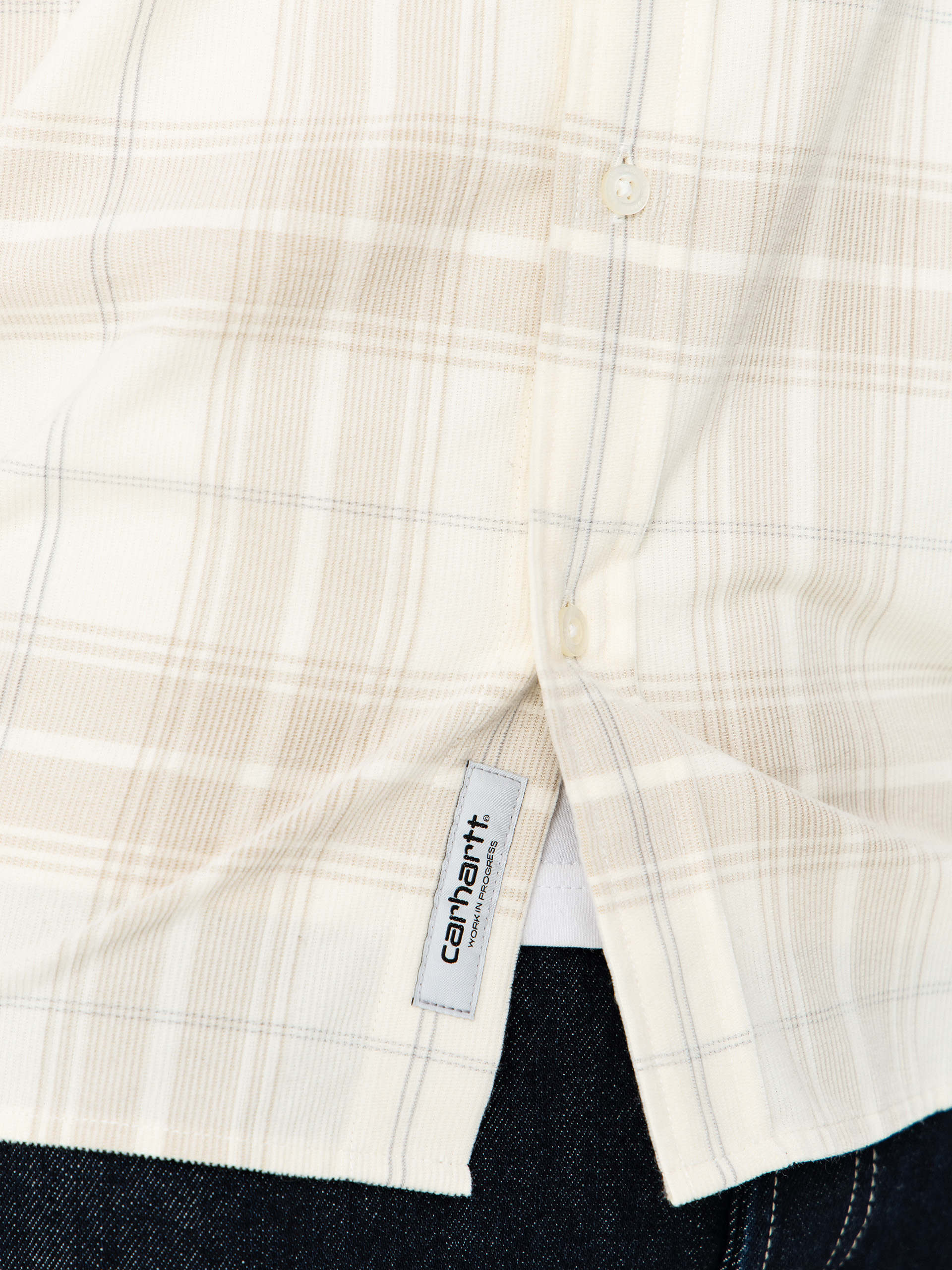 Košeľa Carhartt WIP Wilber (wilber check/natural)