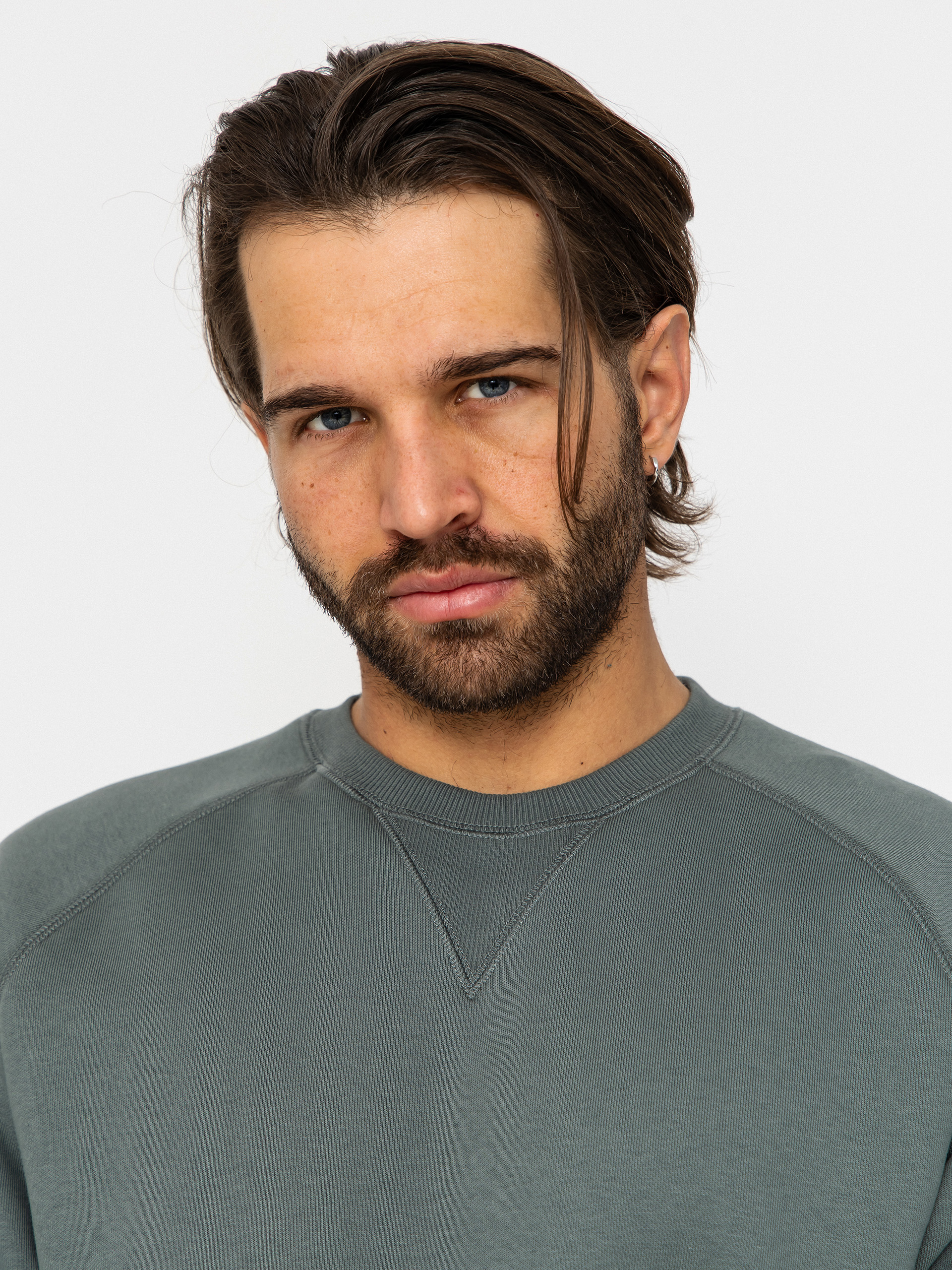 Mikina Carhartt WIP Chase (velvet green/gold)