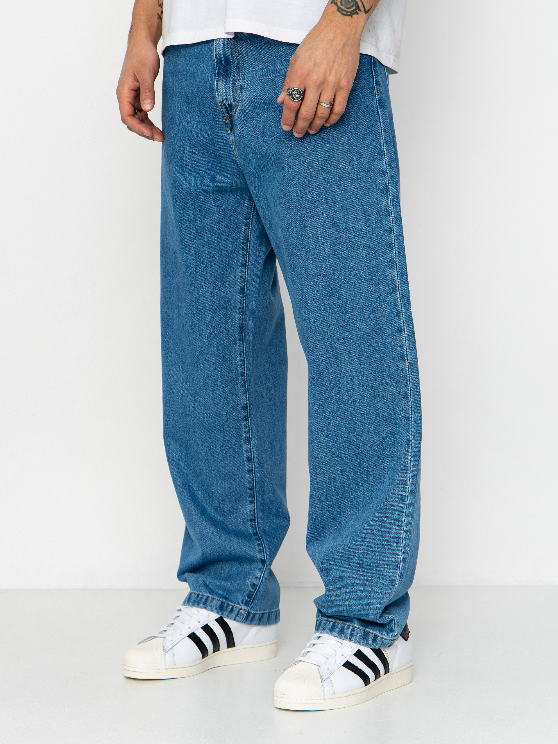 Nohavice Carhartt WIP Landon (blue heavy stone wash)