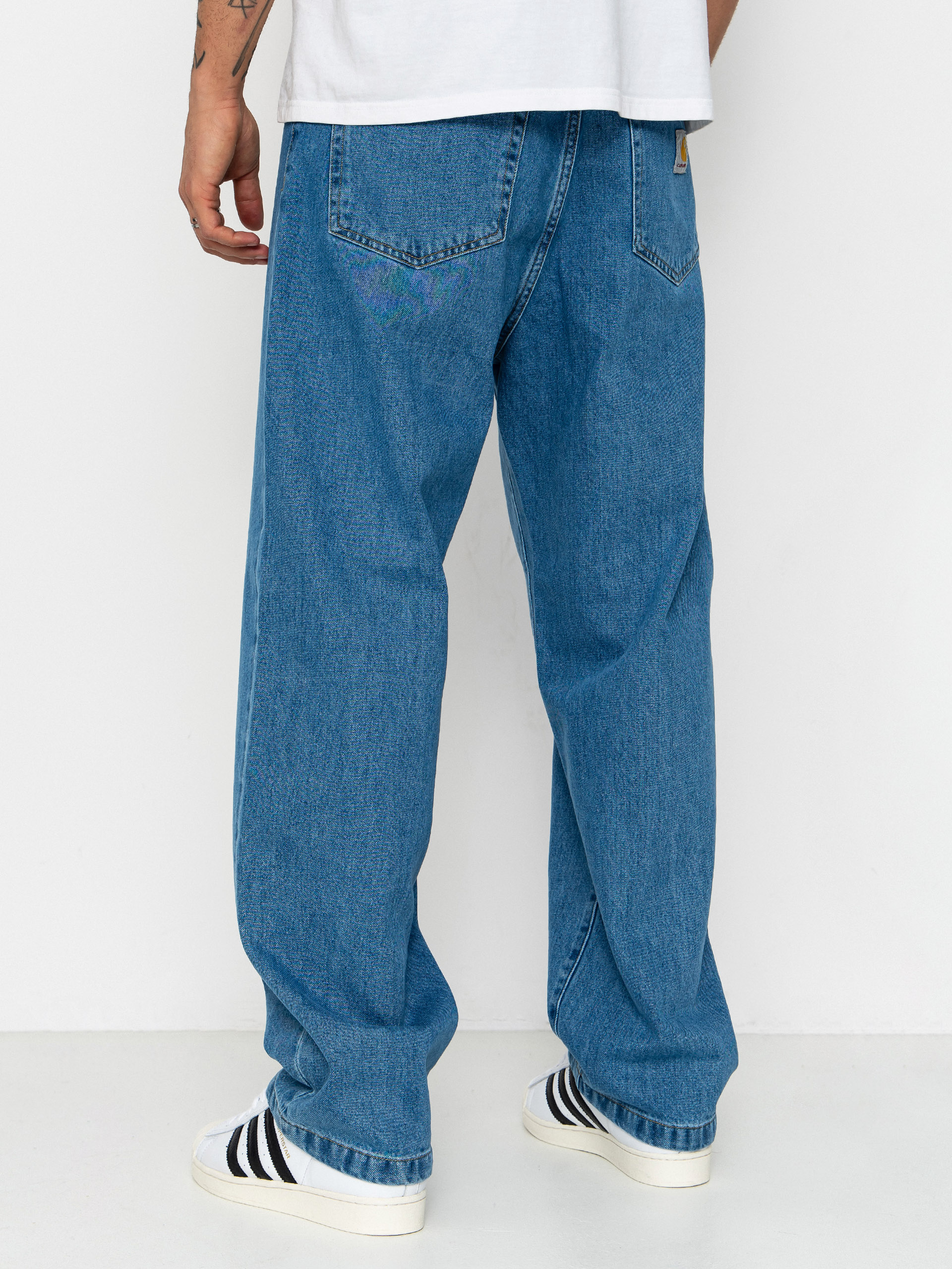 Nohavice Carhartt WIP Landon (blue heavy stone wash)