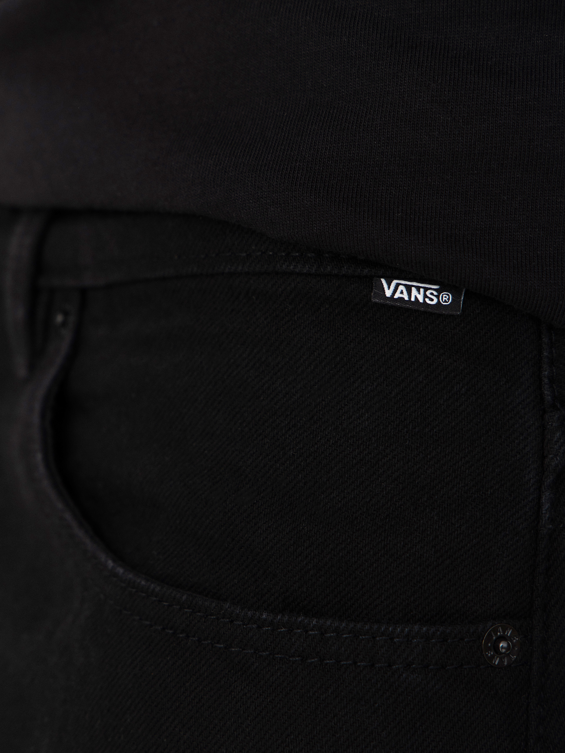 Nohavice Vans Check 5 Loose Denim (black)