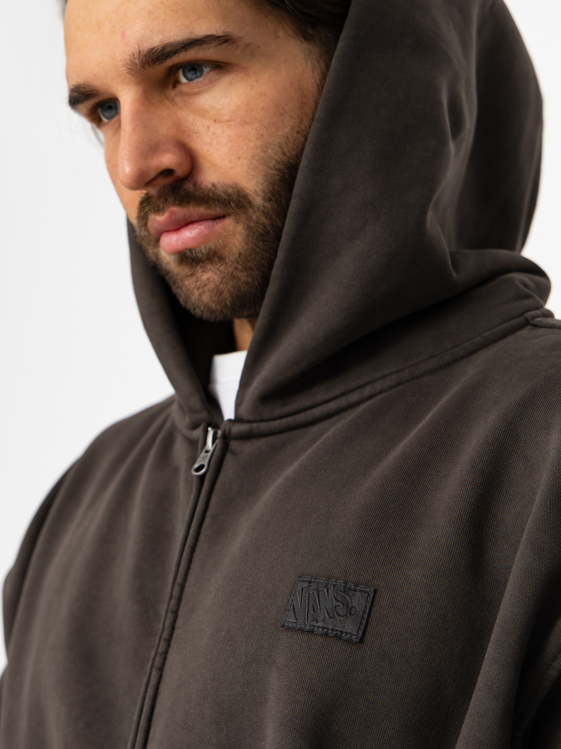 Mikina s kapucňou Vans Premium ZHD (faded black)