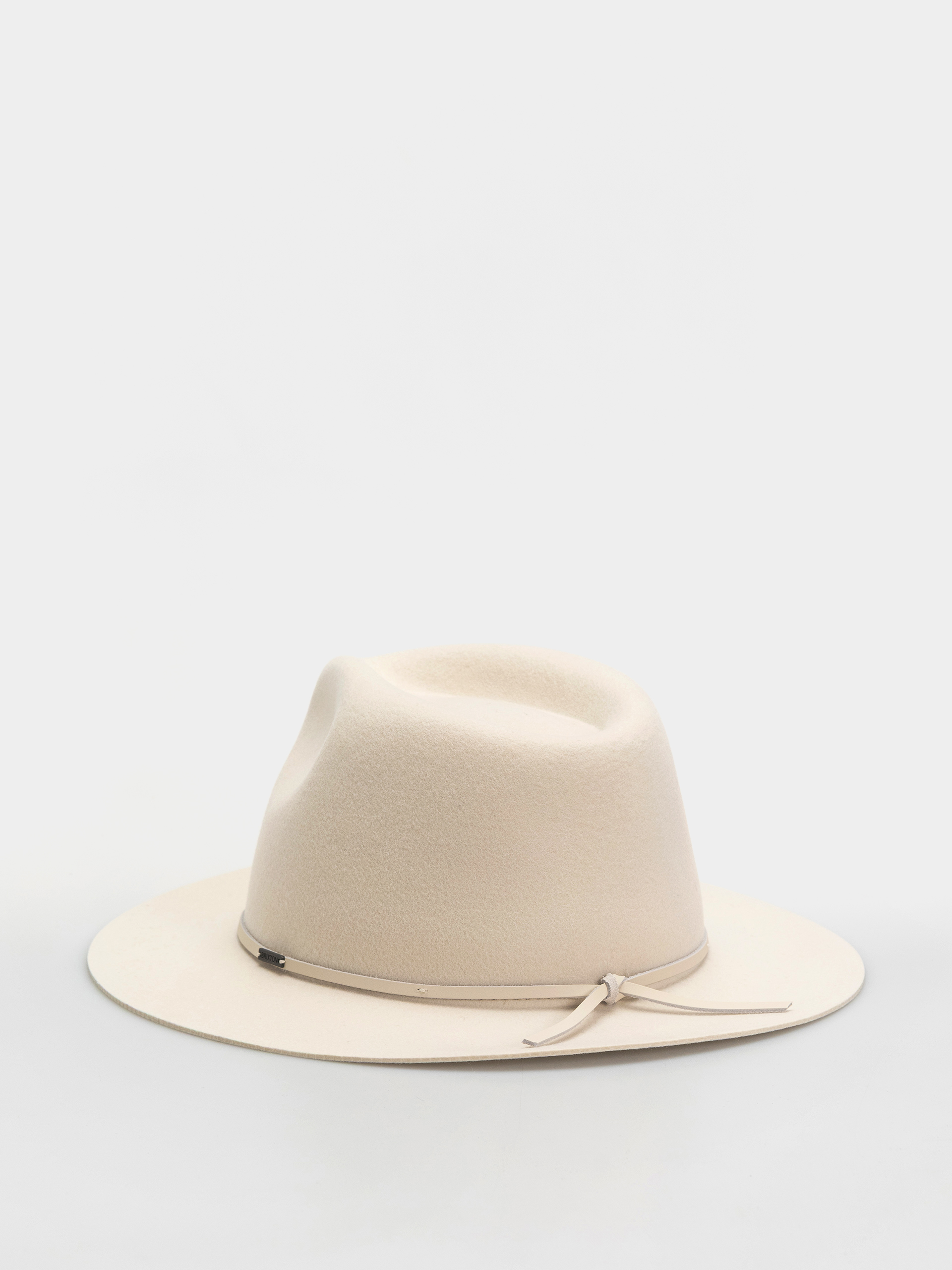 Klobúk Brixton Wesley Fedora (off white)