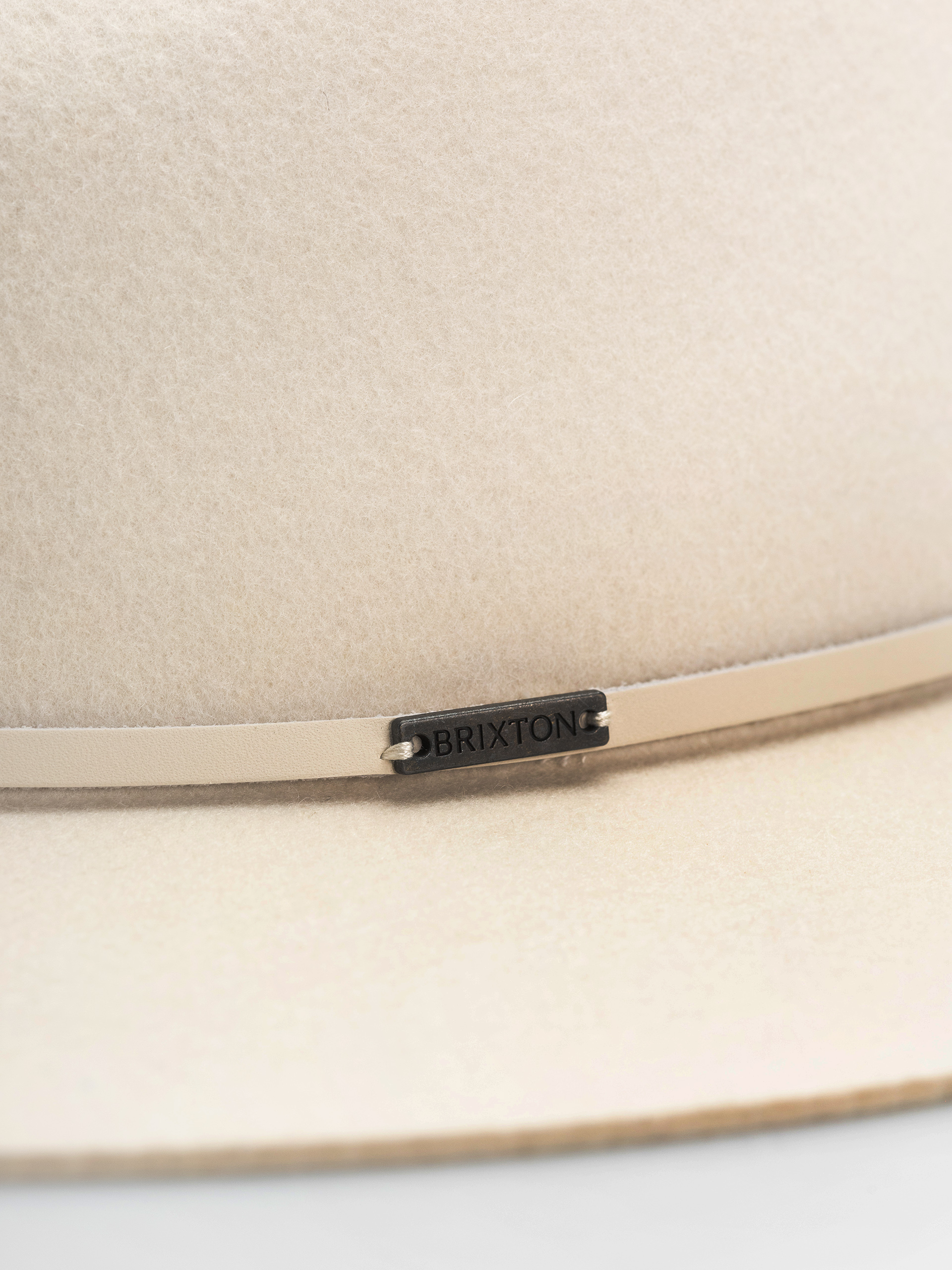 Klobúk Brixton Wesley Fedora (off white)