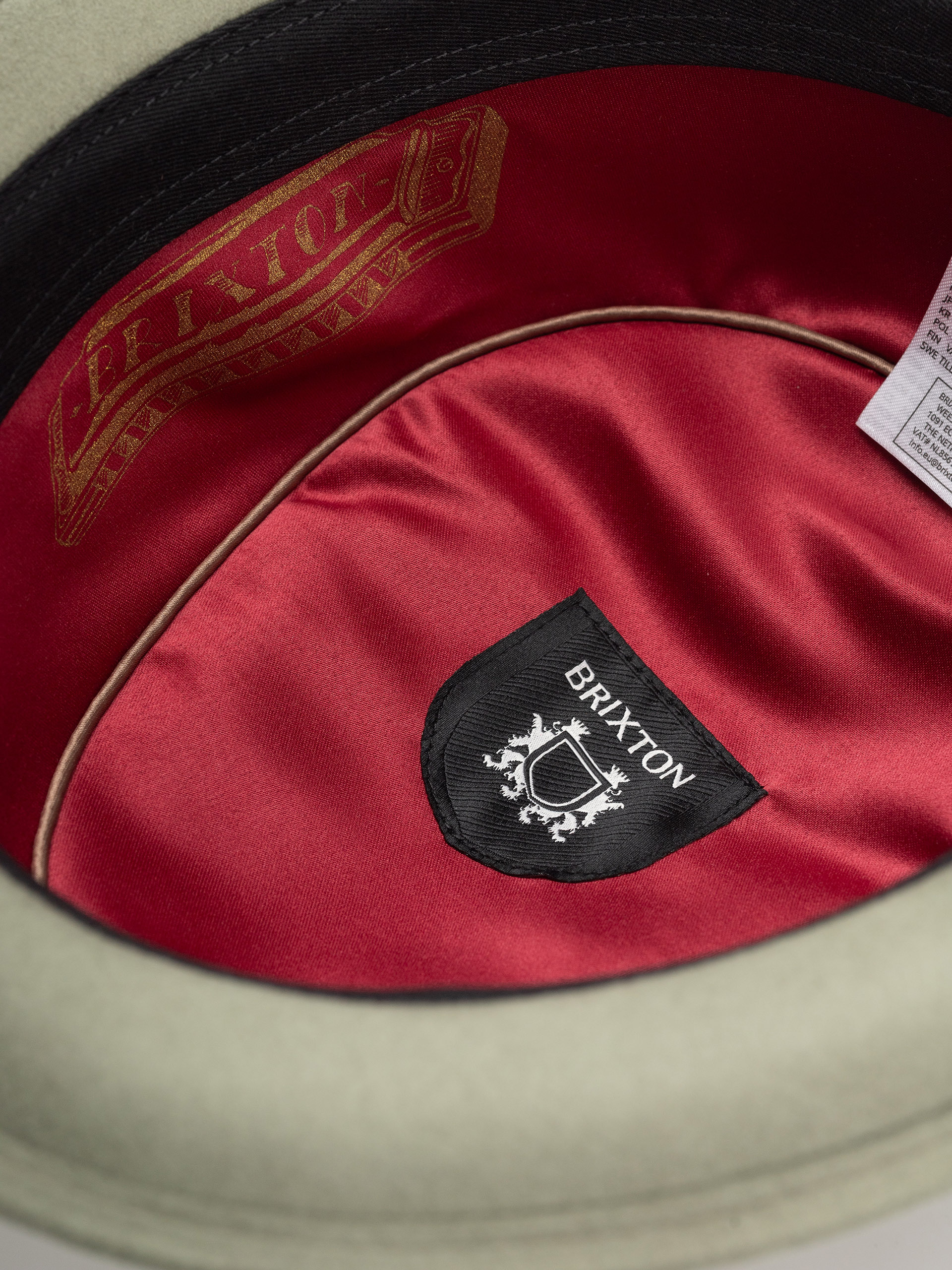 Klobúk Brixton Stout Pork Pie (olive surplus/bronze)