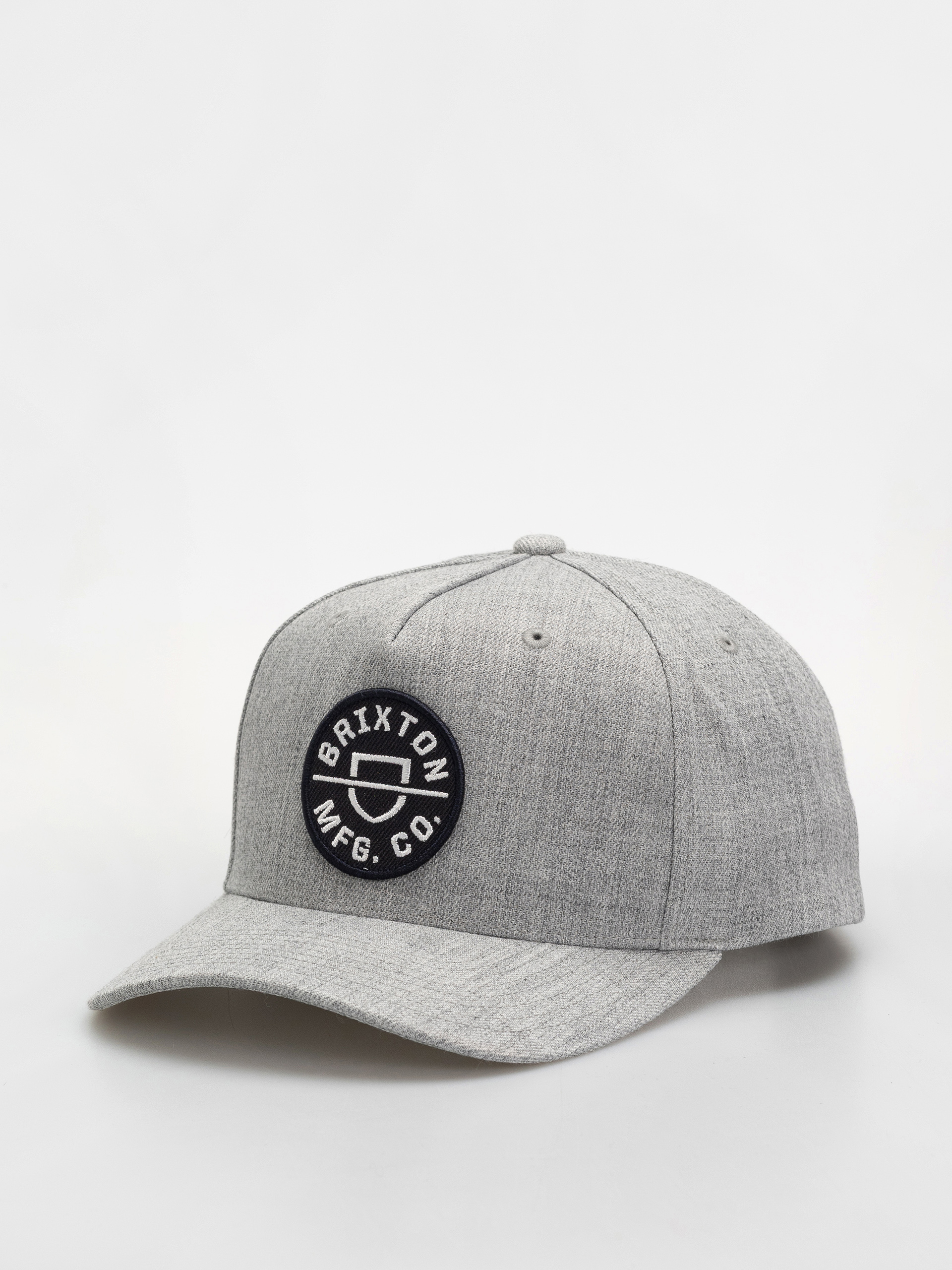 u0160iltovka Brixton Crest C Mp Snapback (light heather grey/light heath)