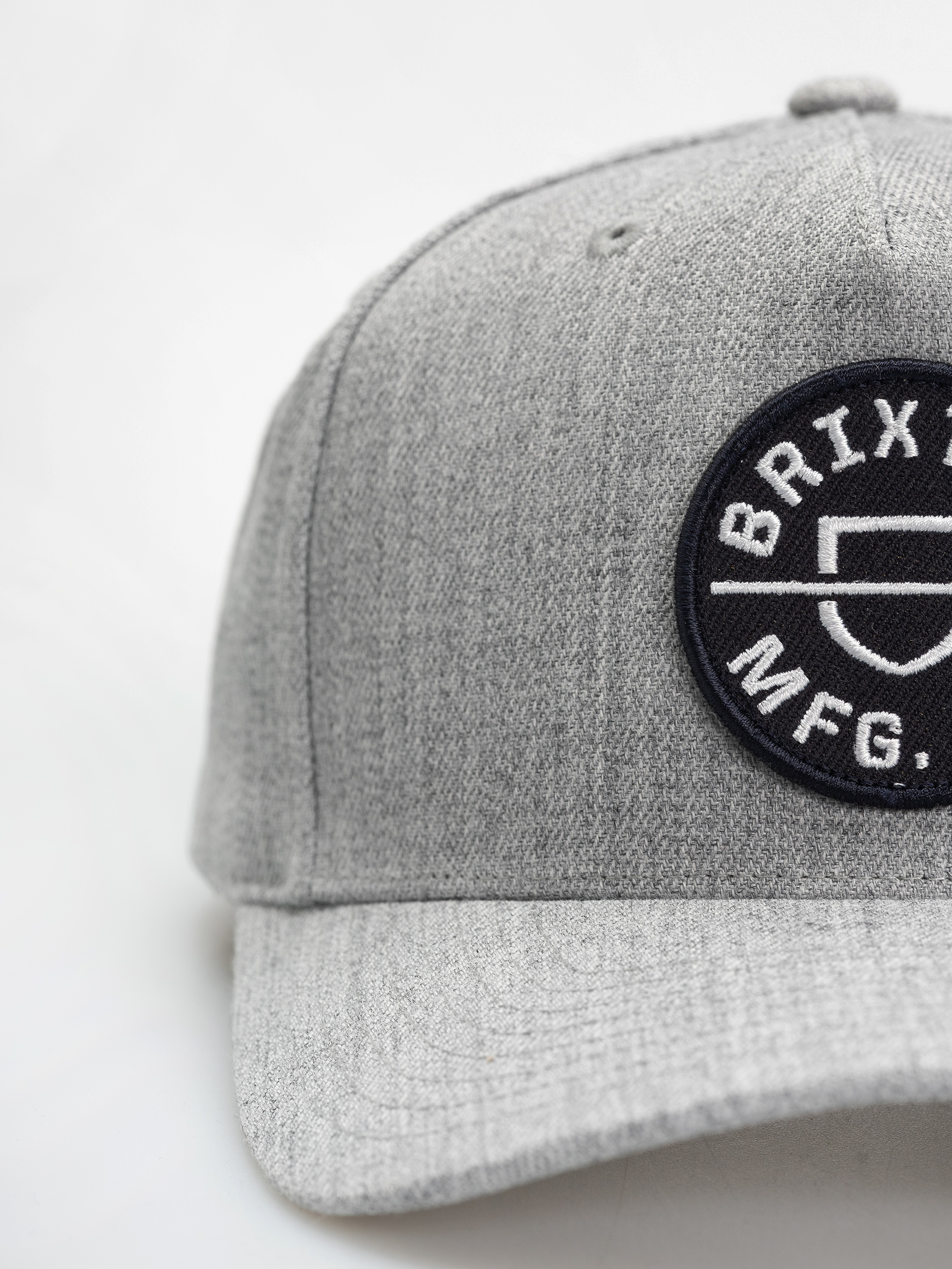 Šiltovka Brixton Crest C Mp Snapback (light heather grey/light heath)