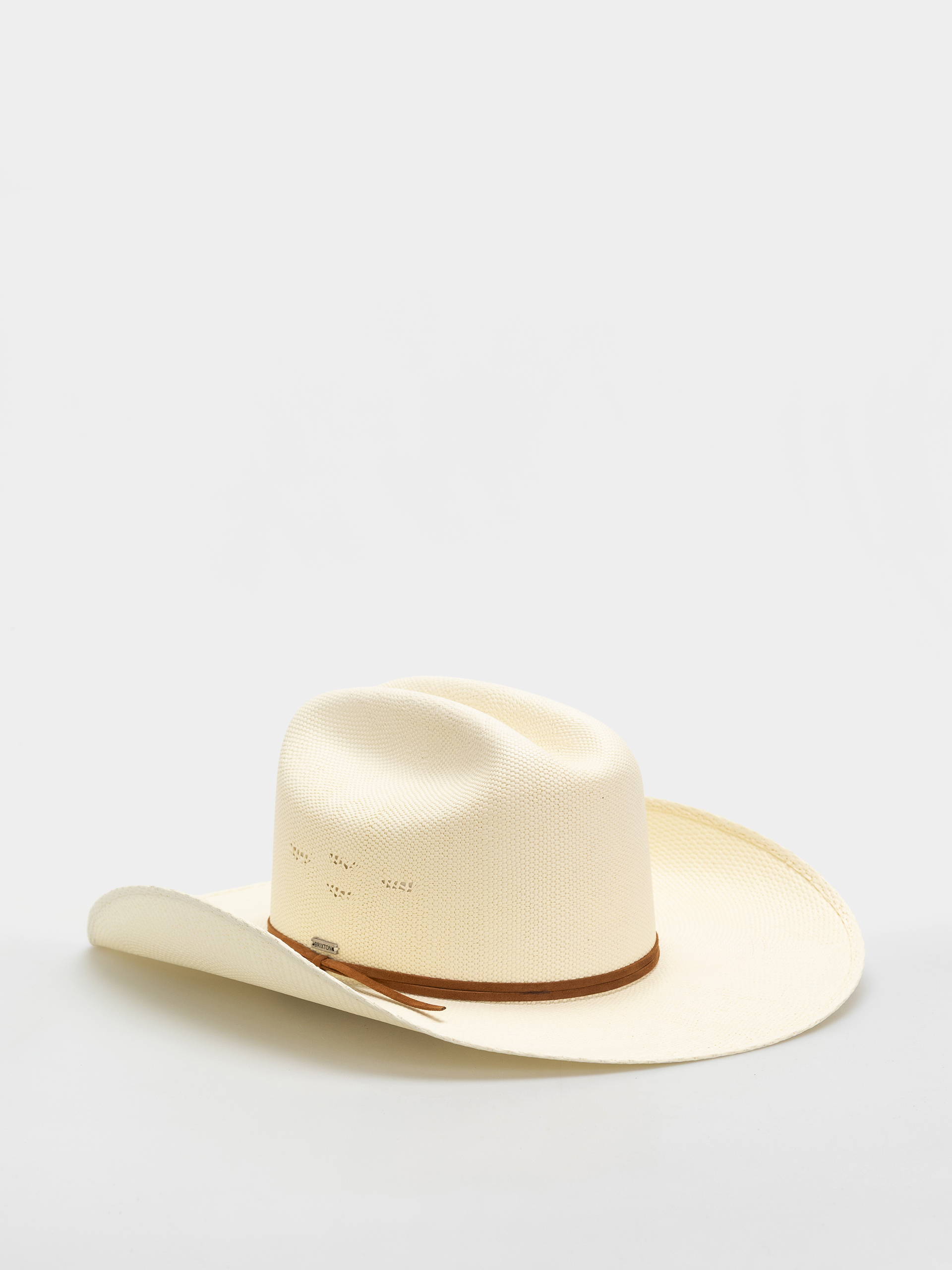 Klobúk Brixton Laredo Straw Cowboy (bone)