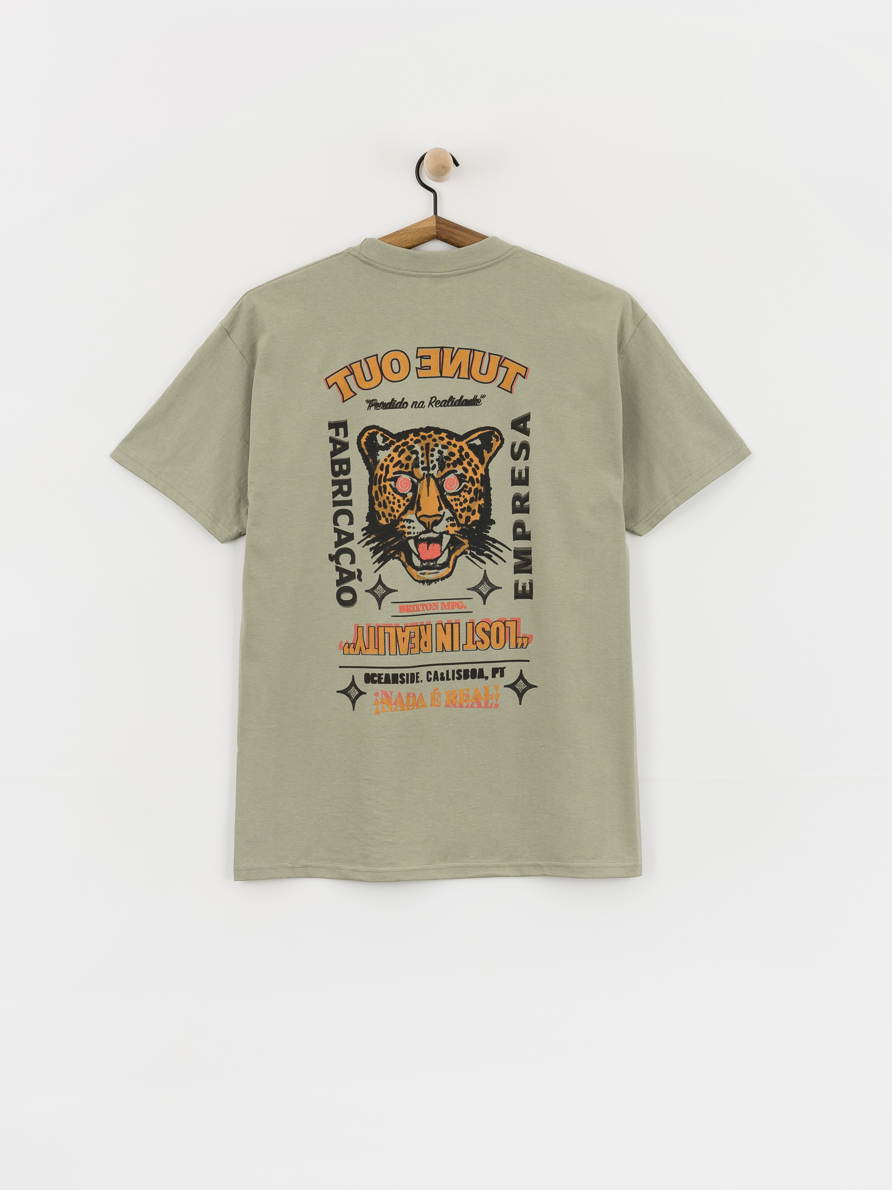 Tričko Brixton Getaway Std (desert green)