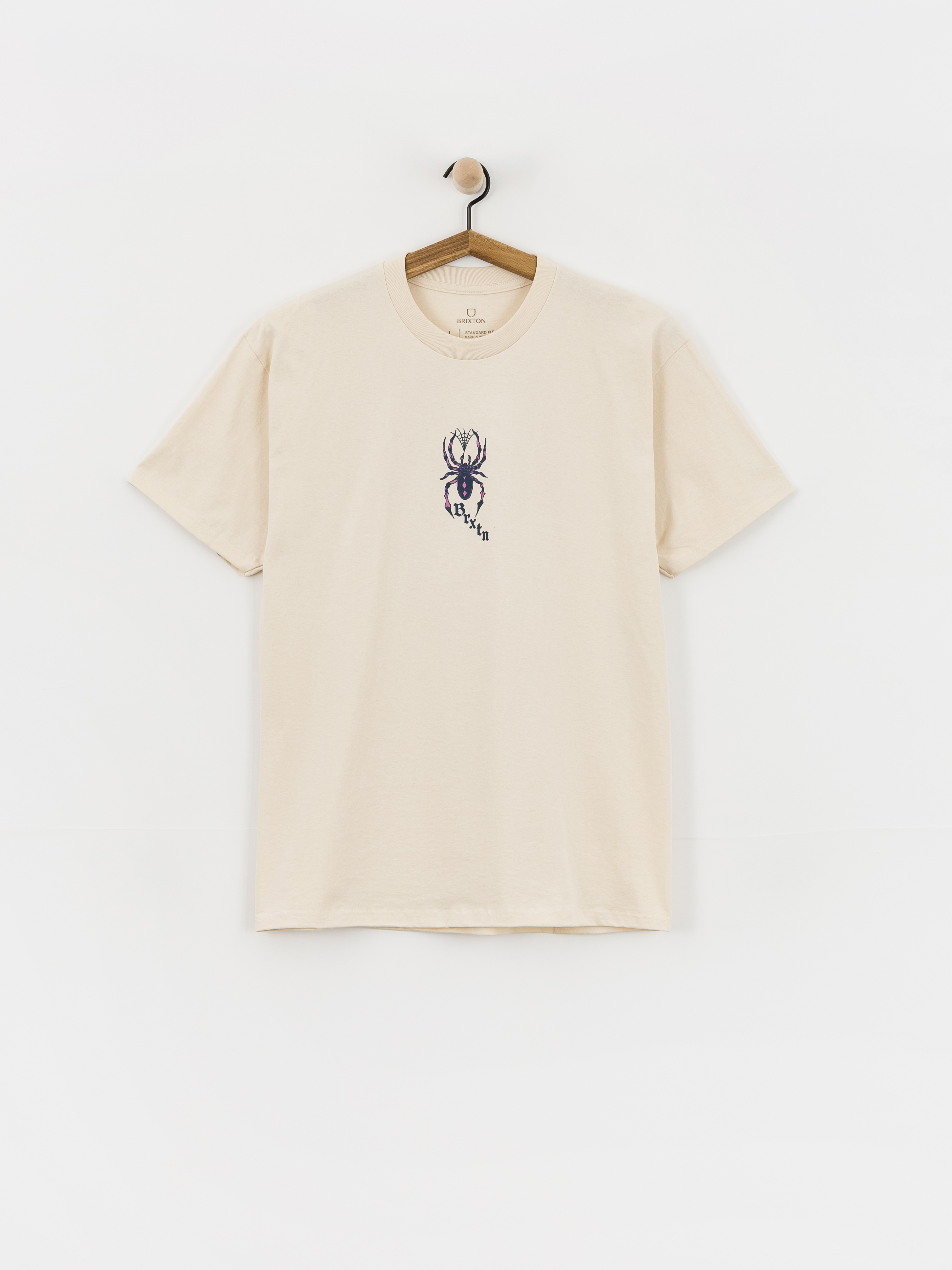 Tričko Brixton Beasley Std (cream)