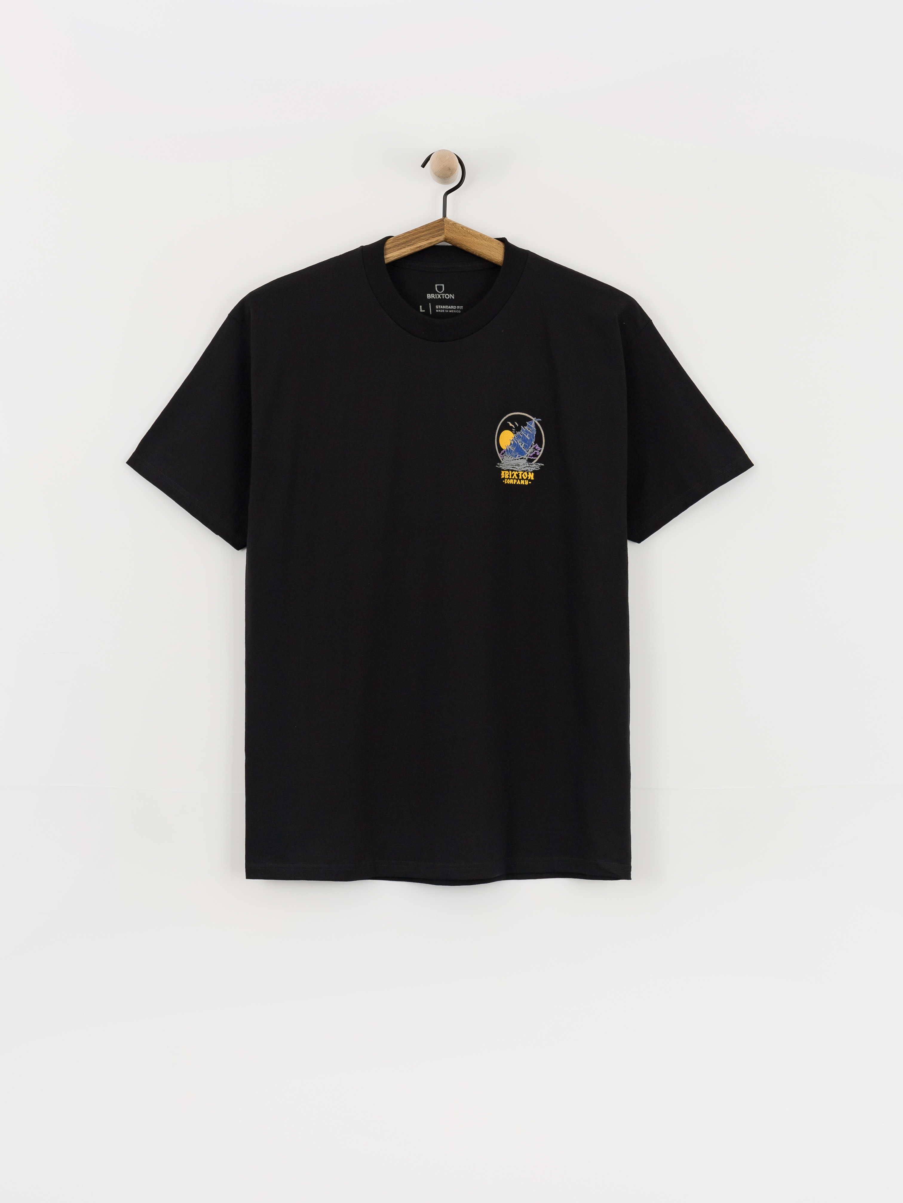 Tričko Brixton High Seas Std (black)