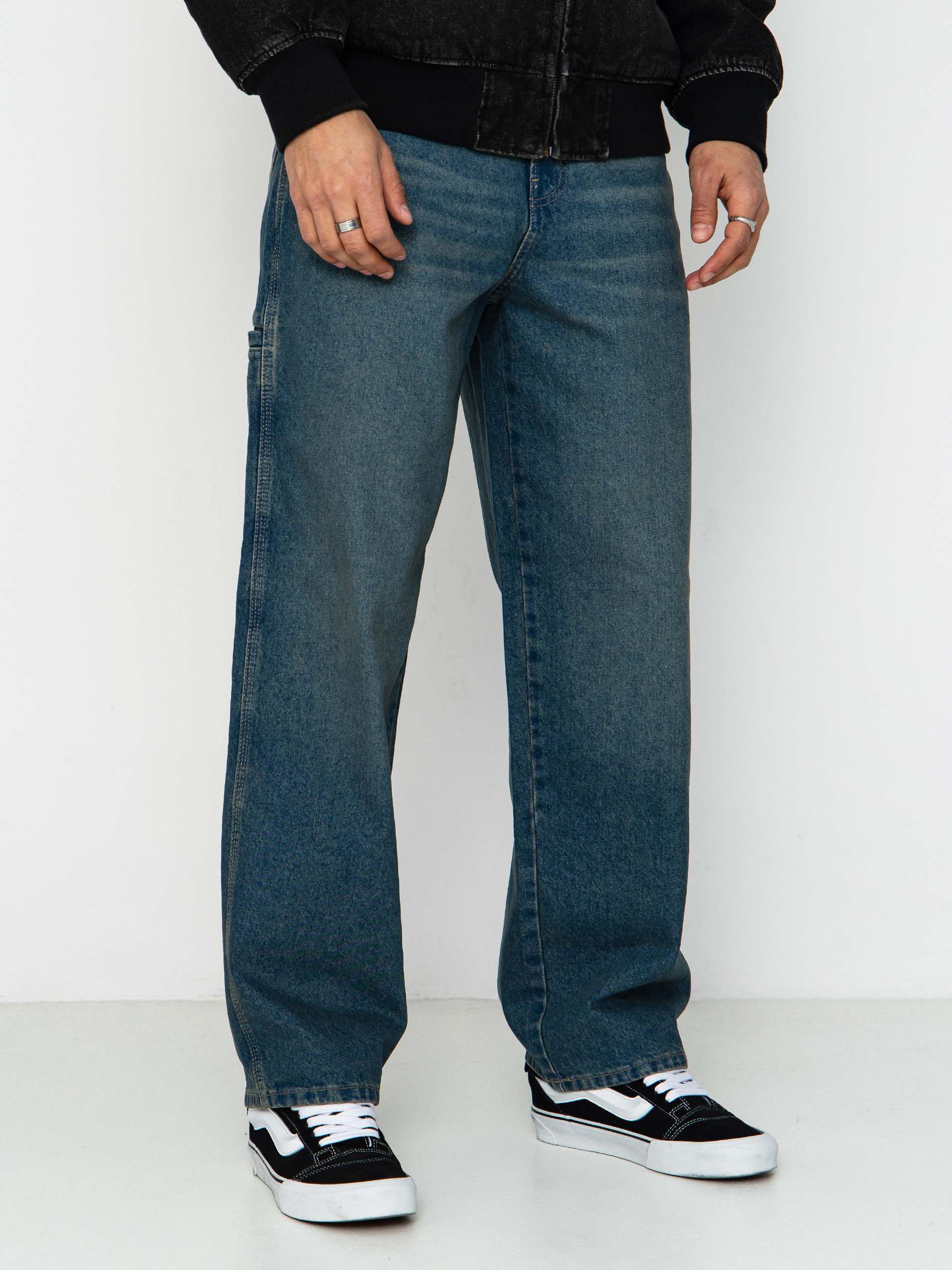 Nohavice Dickies 958 Baggy Tapered Work (khaki tinted blue)