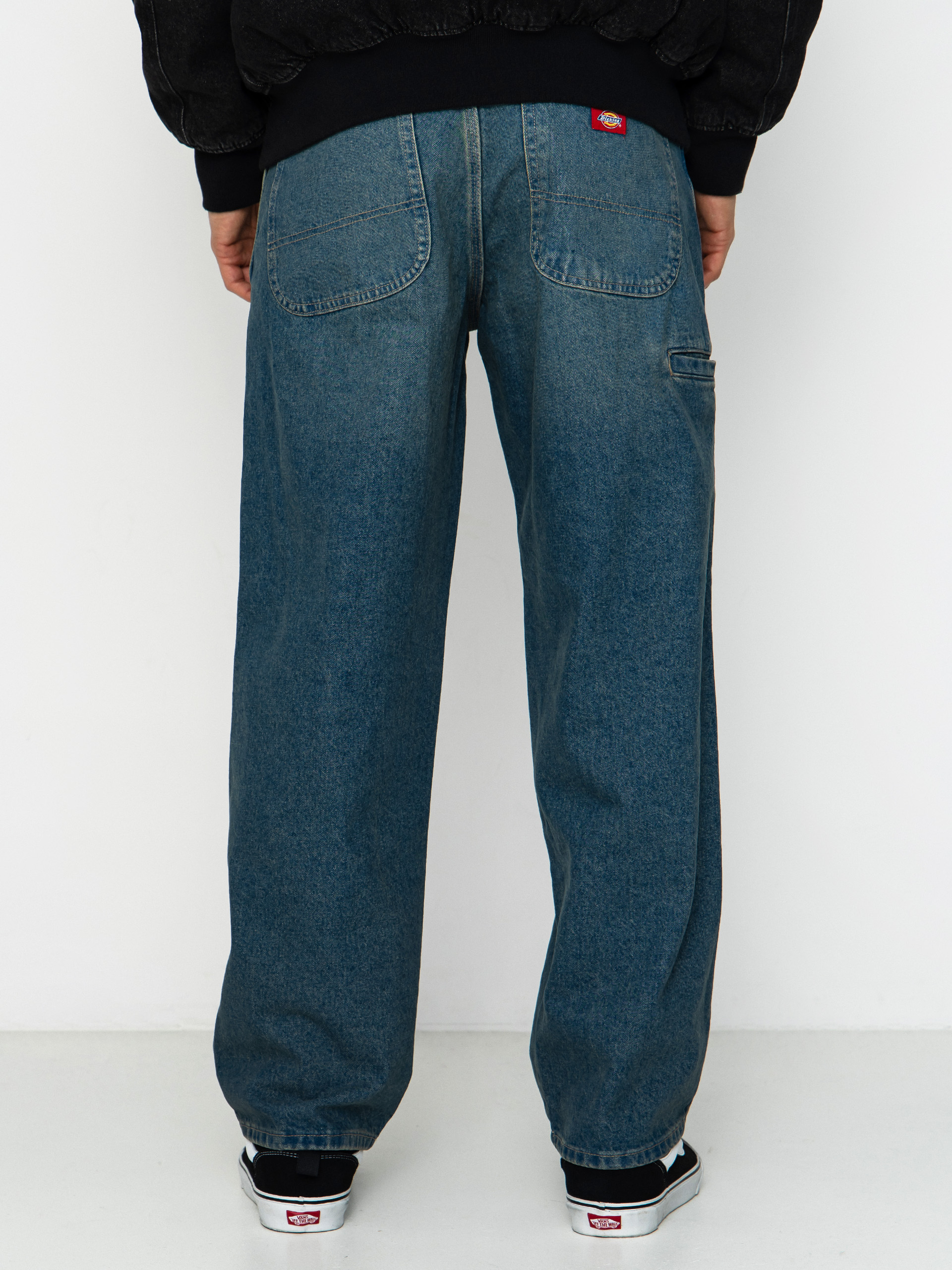 Nohavice Dickies 958 Baggy Tapered Work (khaki tinted blue)