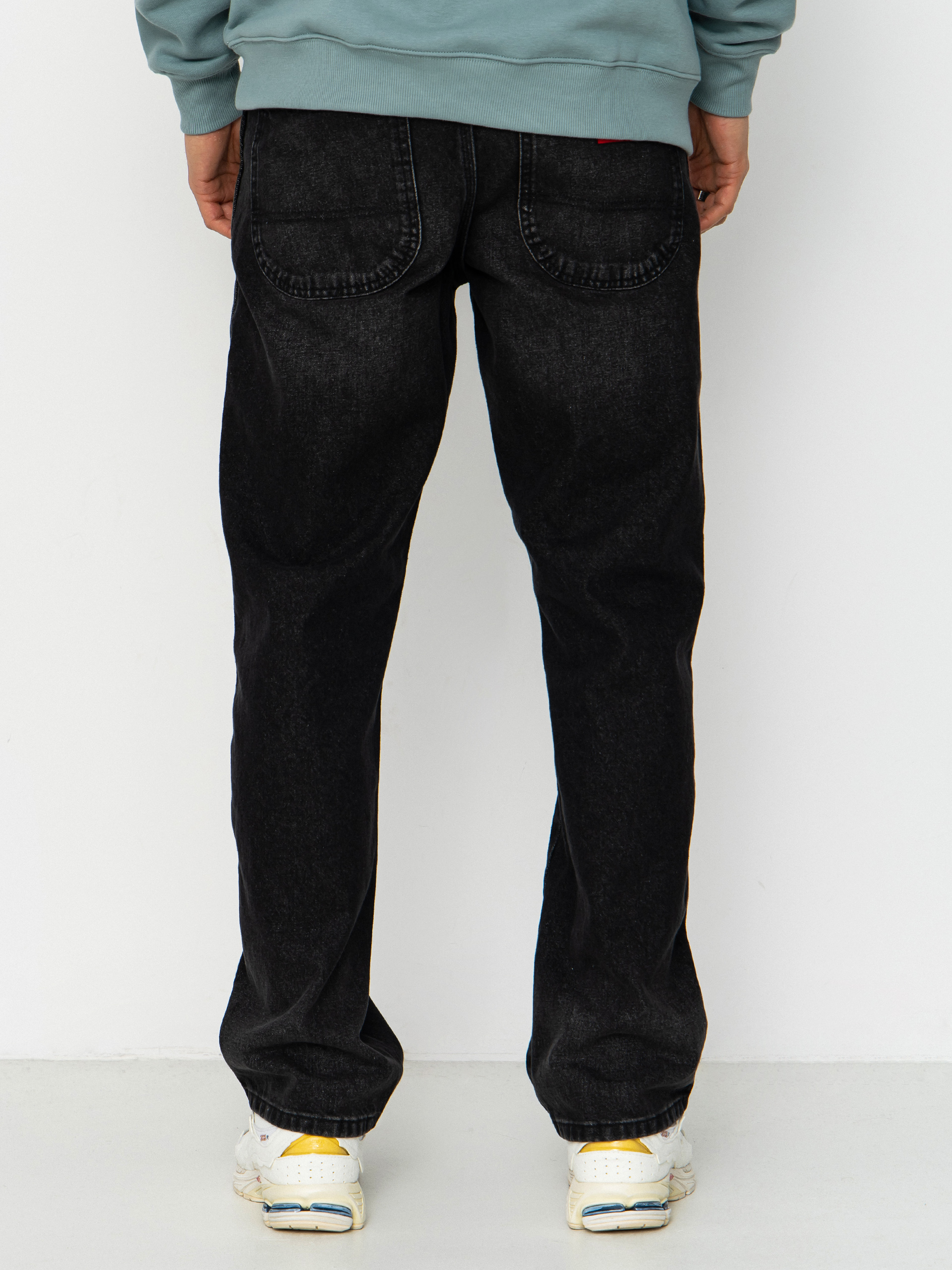 Nohavice Dickies 954 Relaxed Straight Work (black wash faded)