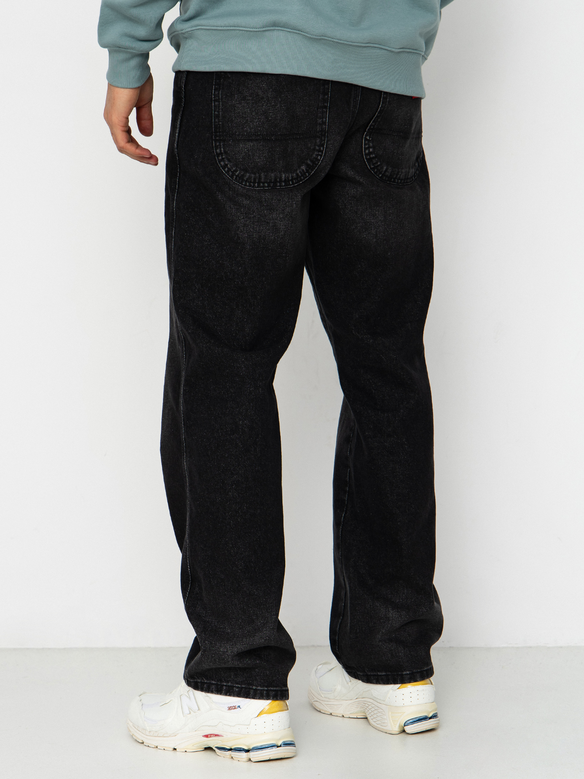Nohavice Dickies 954 Relaxed Straight Work (black wash faded)