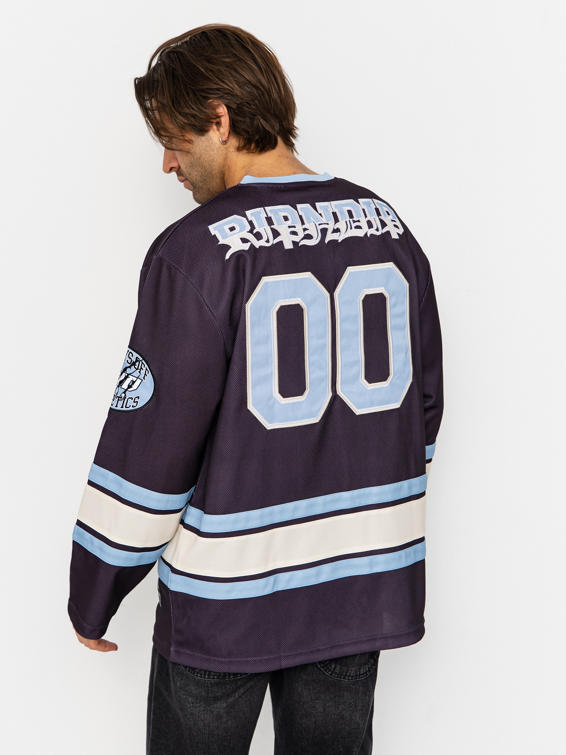 Tričko RipNDip No Days Off Hockey Jersey (plum)