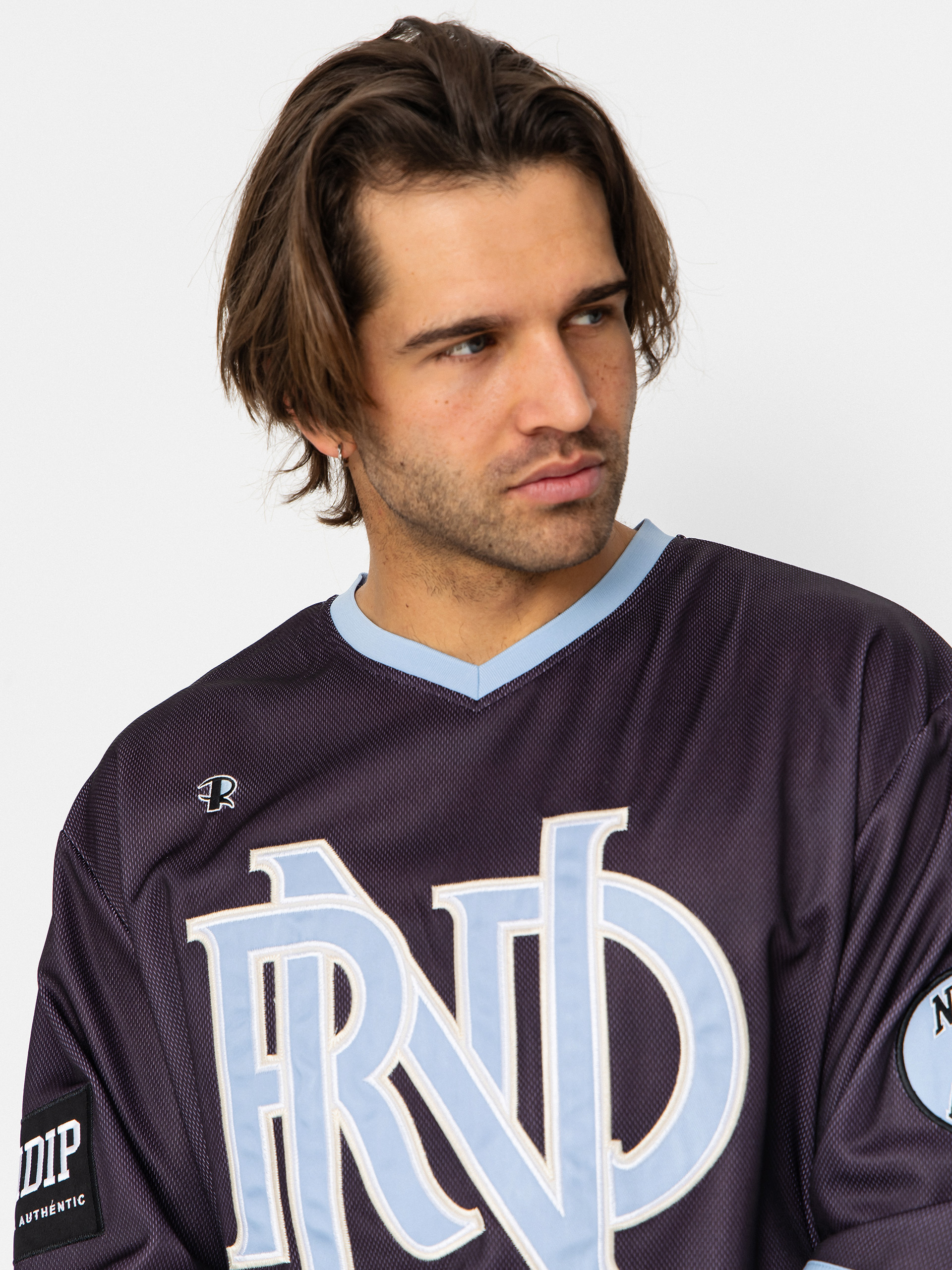 Tričko RipNDip No Days Off Hockey Jersey (plum)