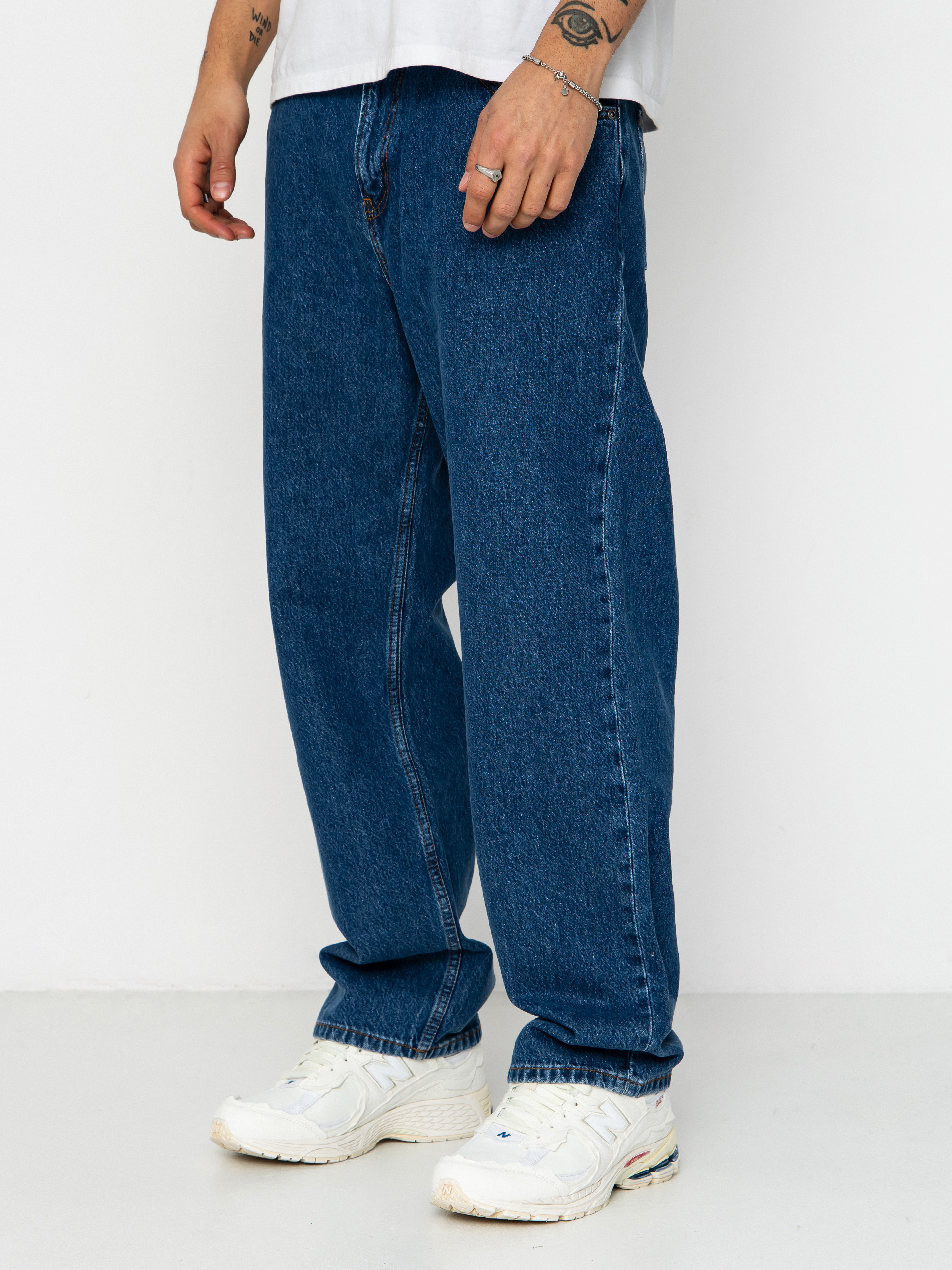 Nohavice Quiksilver Baggy Denim (stone indigo)