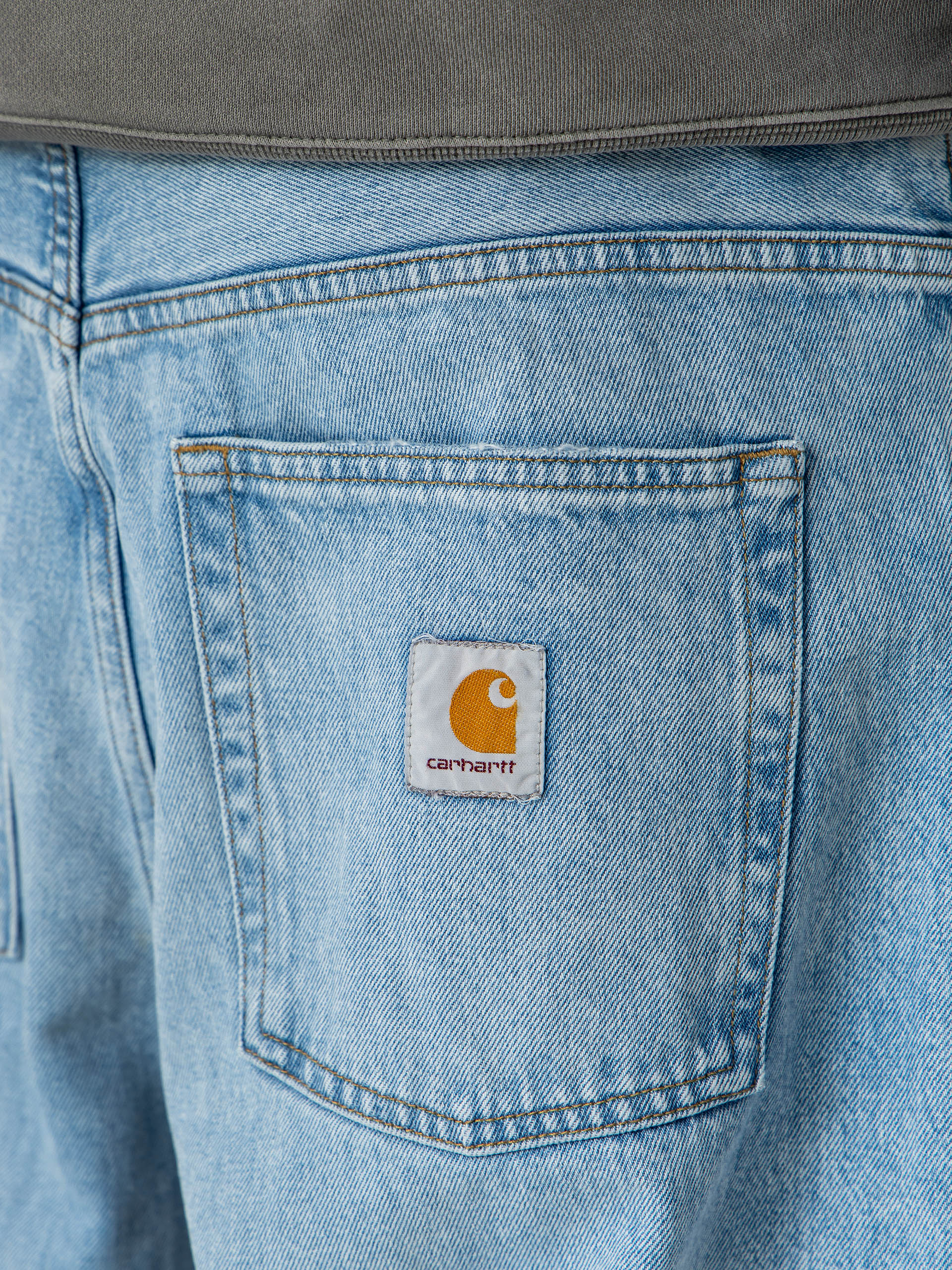 Nohavice Carhartt WIP Brandon (blue heavy worn bleached)