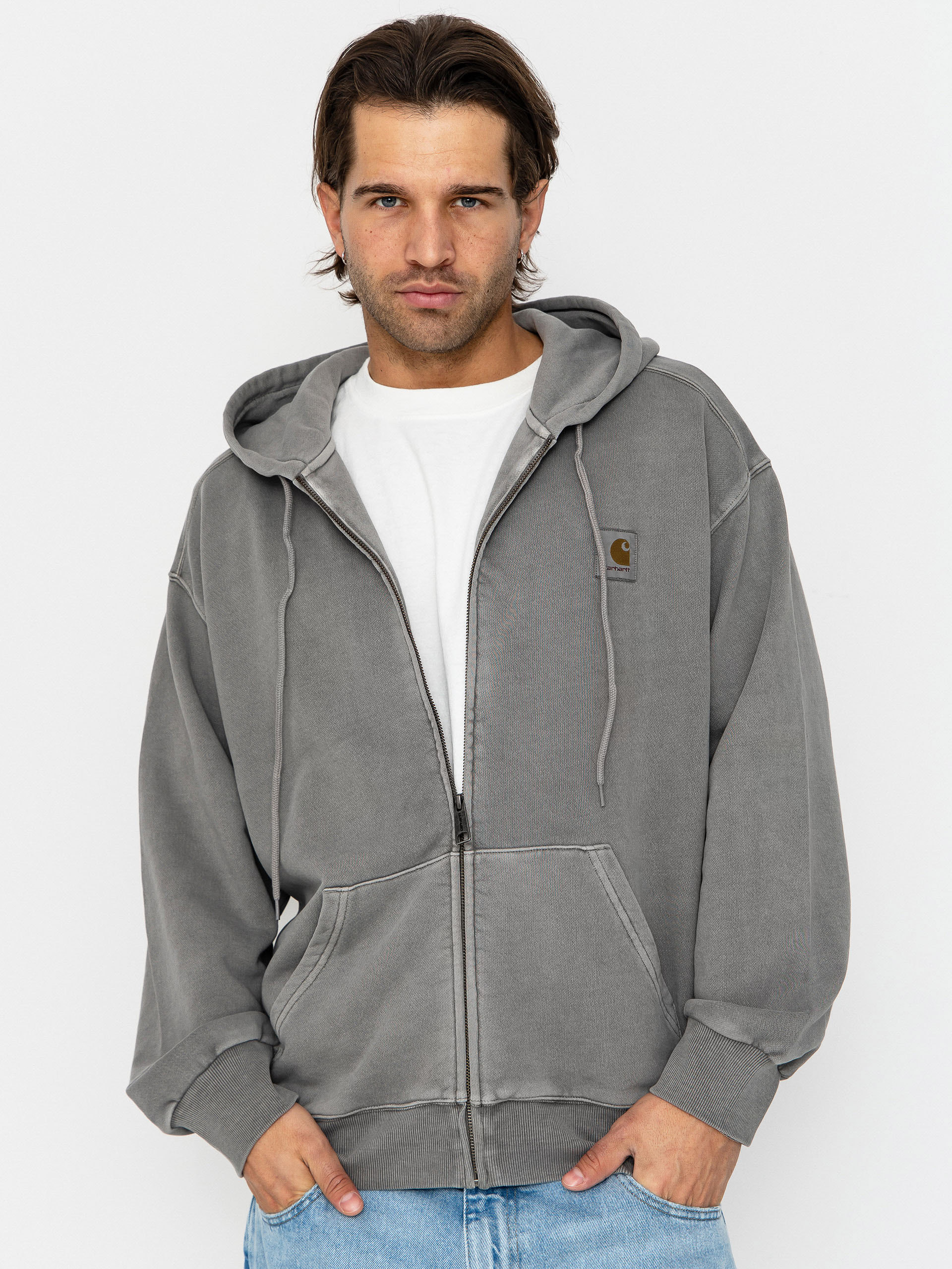 Mikina s kapucu0148ou Carhartt WIP Nelson ZHD (yosemite)