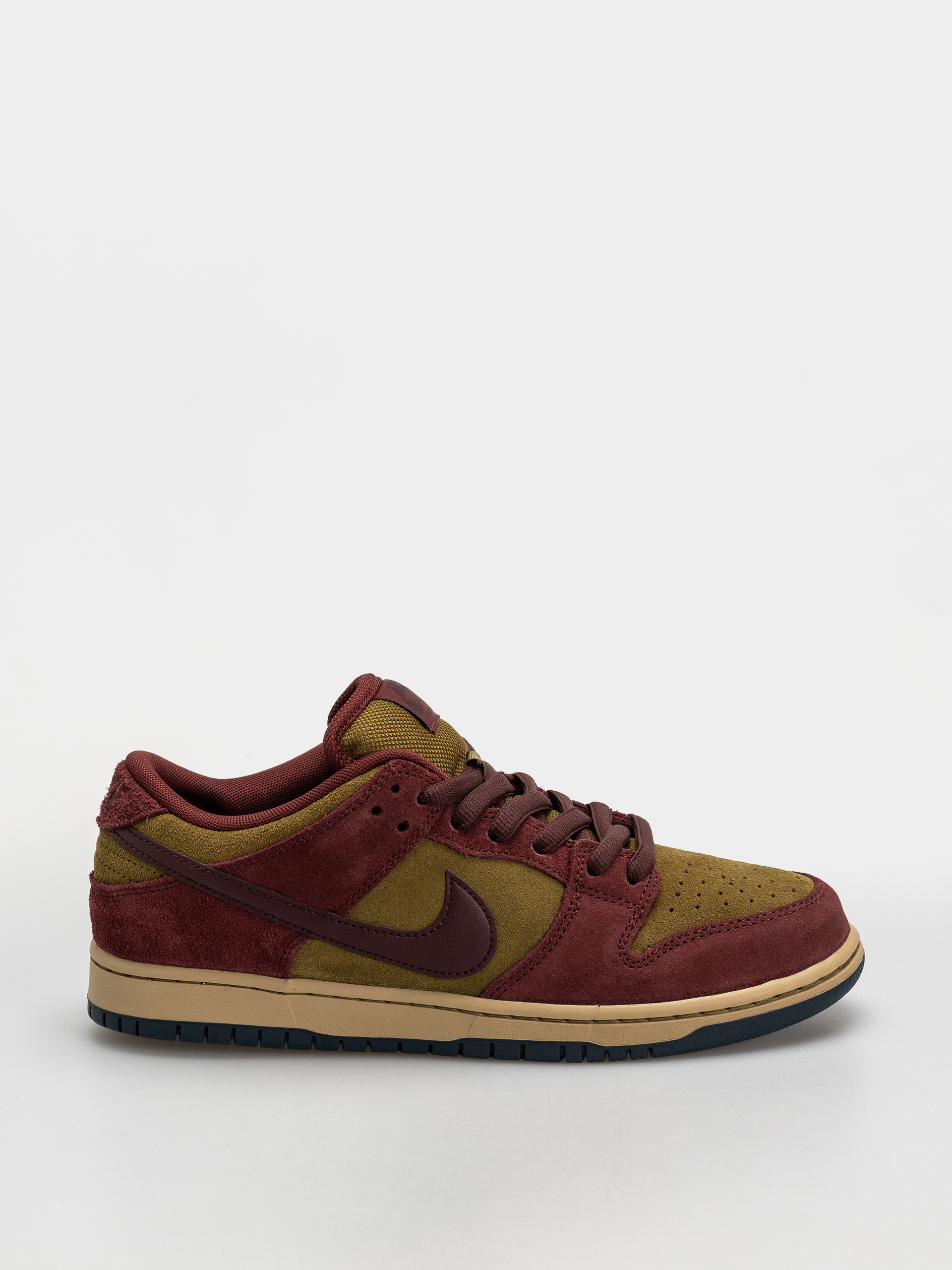 Topánky Nike SB Dunk Low Pro (dark team red/burgundy crush olive flak)