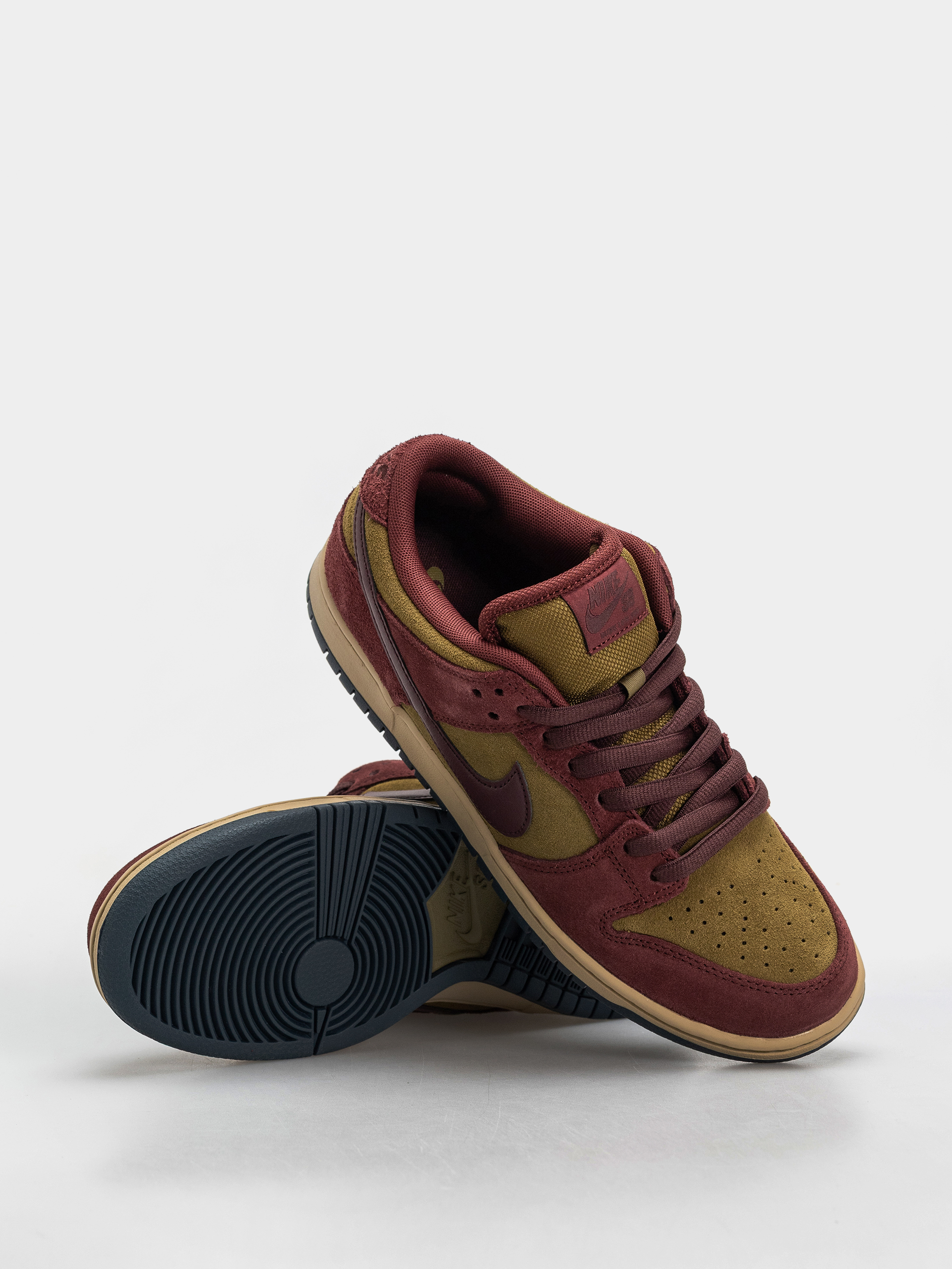 Topánky Nike SB Dunk Low Pro (dark team red/burgundy crush olive flak)
