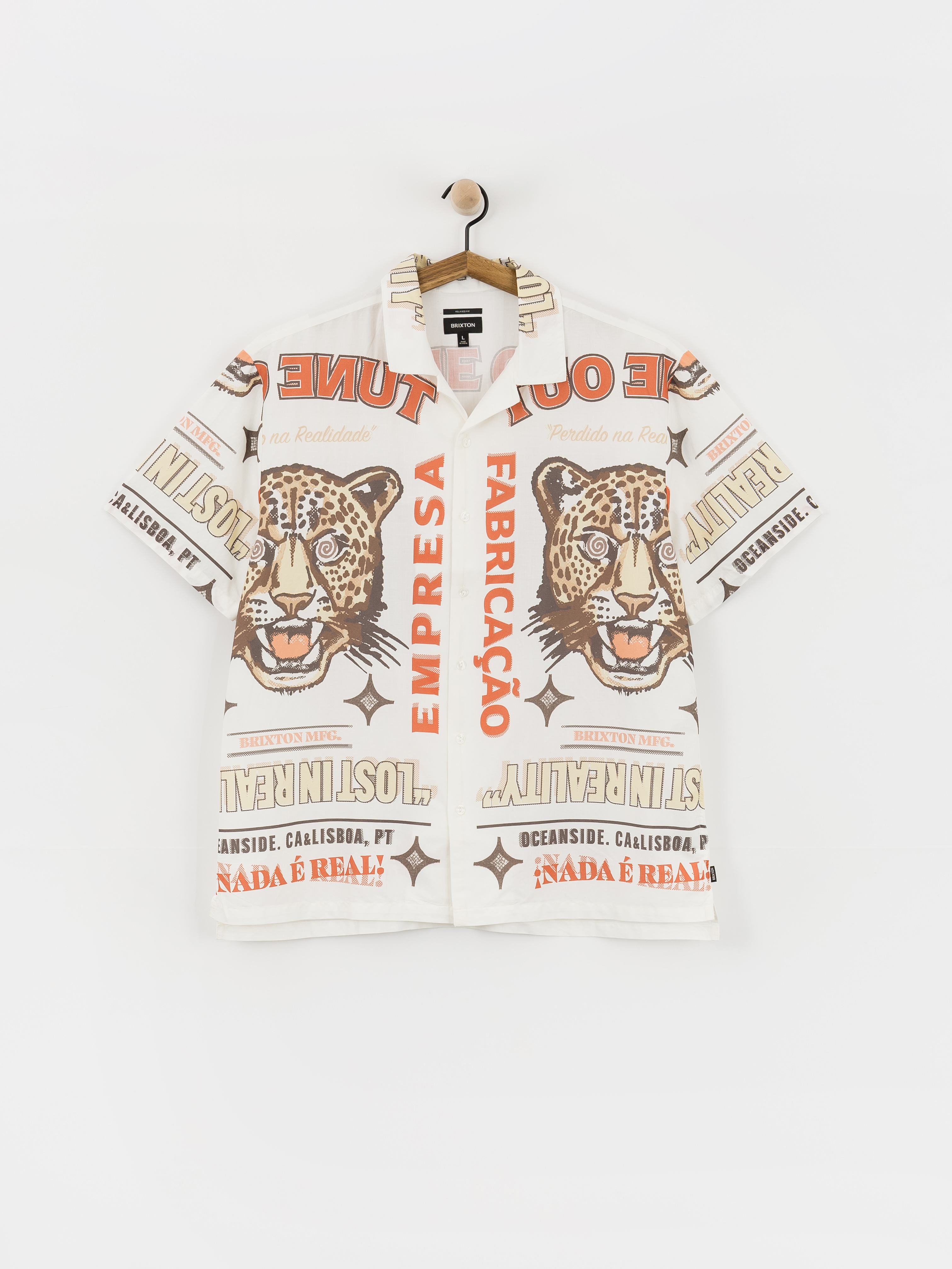 Košeľa Brixton Getaway (lost in reality print)