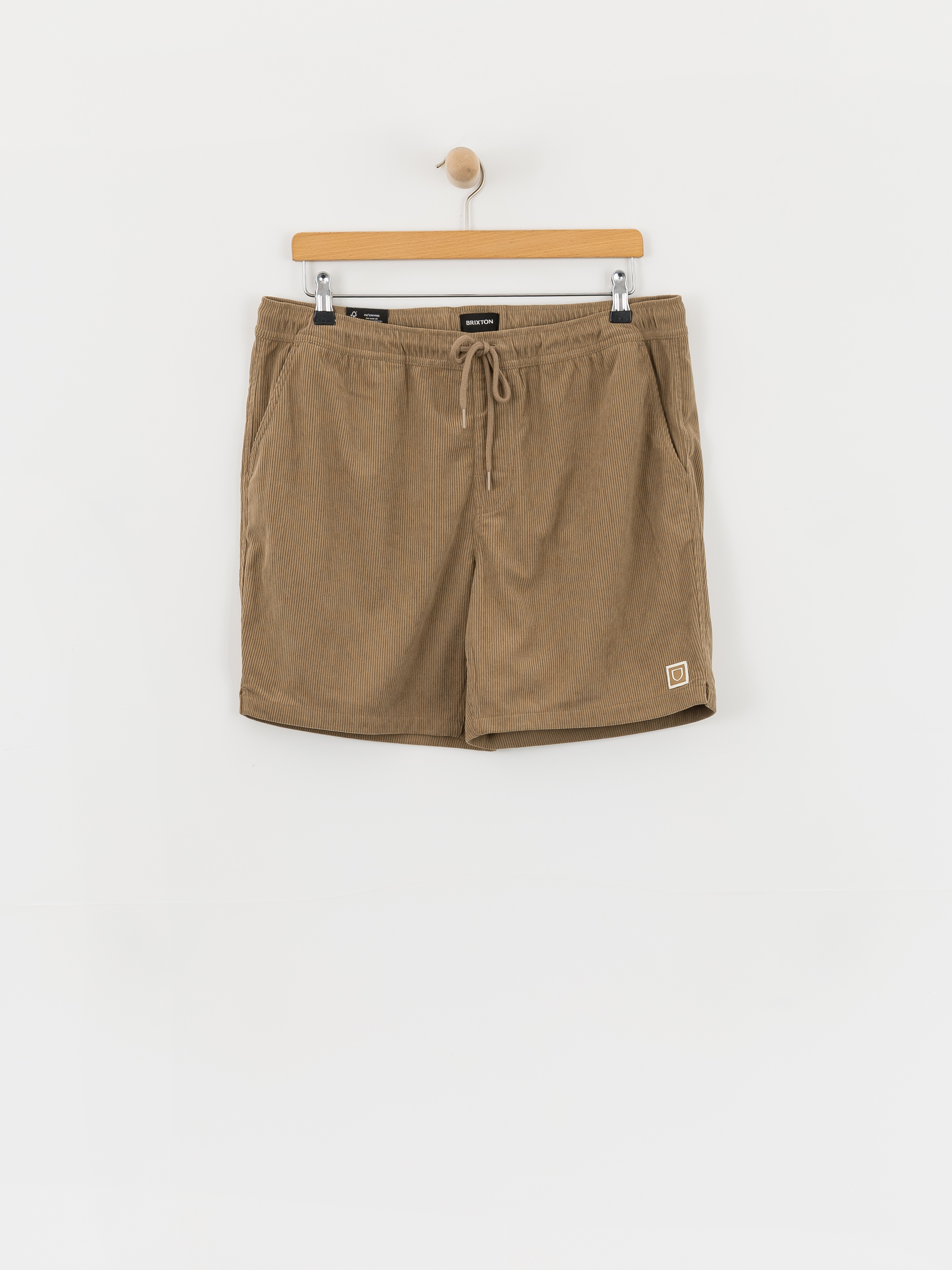 Kraťasy Brixton Everyday Corduroy (vintage khaki)