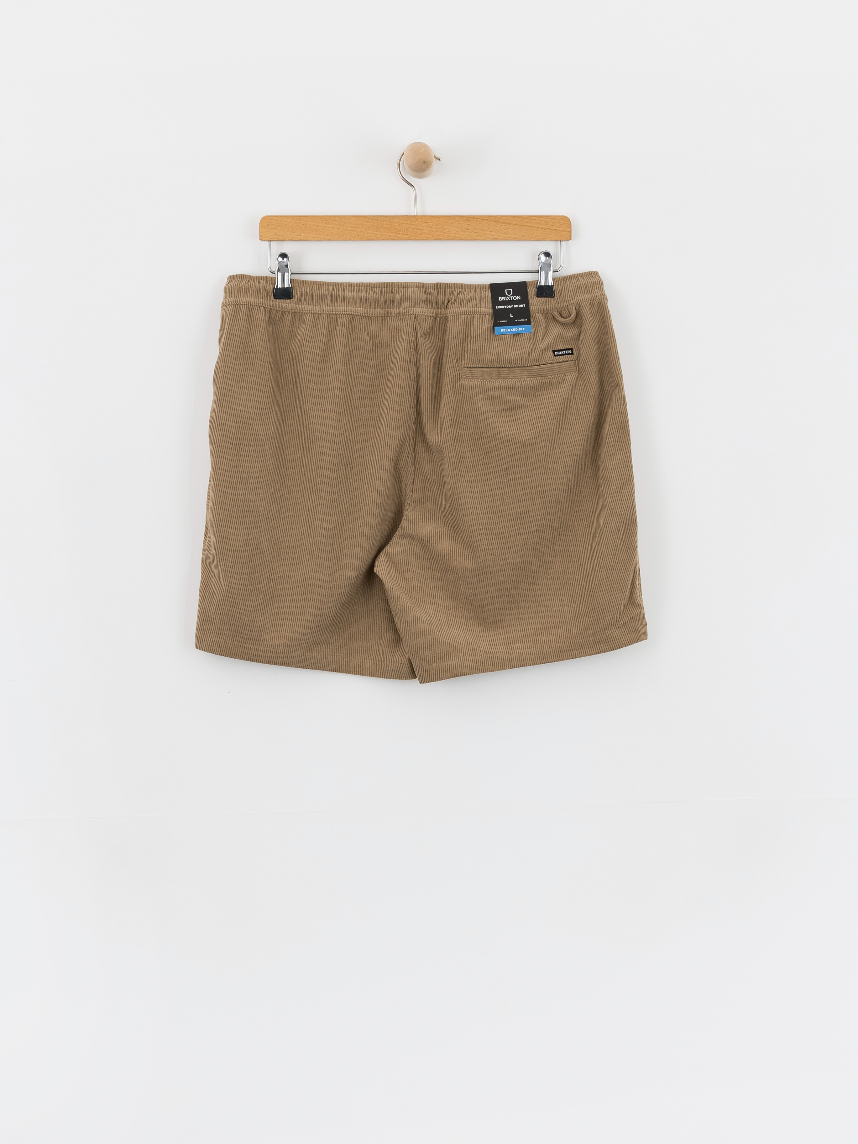 Kraťasy Brixton Everyday Corduroy (vintage khaki)