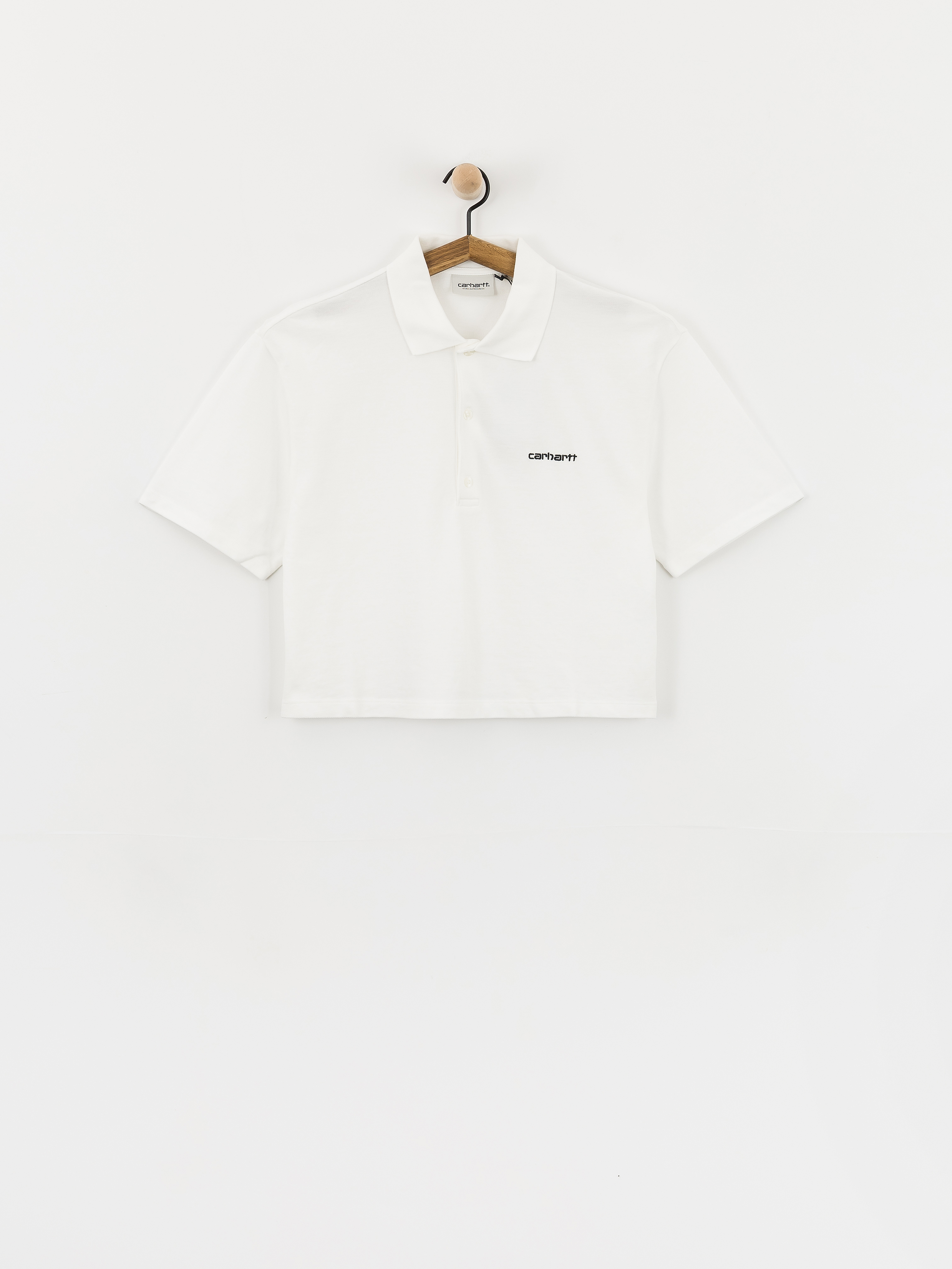 Triu010dko Carhartt WIP Script Polo Wmn (white/black)