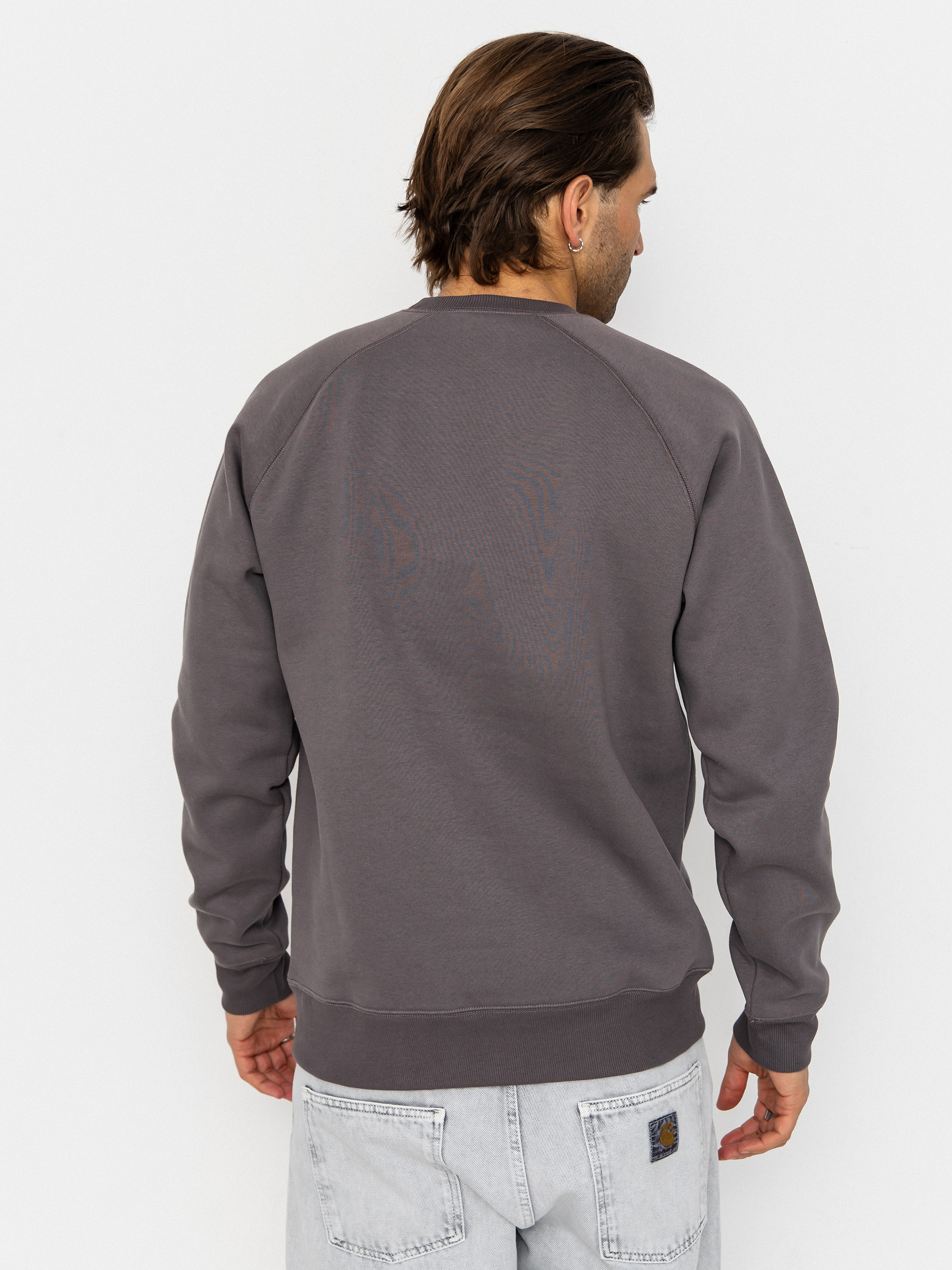 Mikina Carhartt WIP Chase (porphyry/gold)