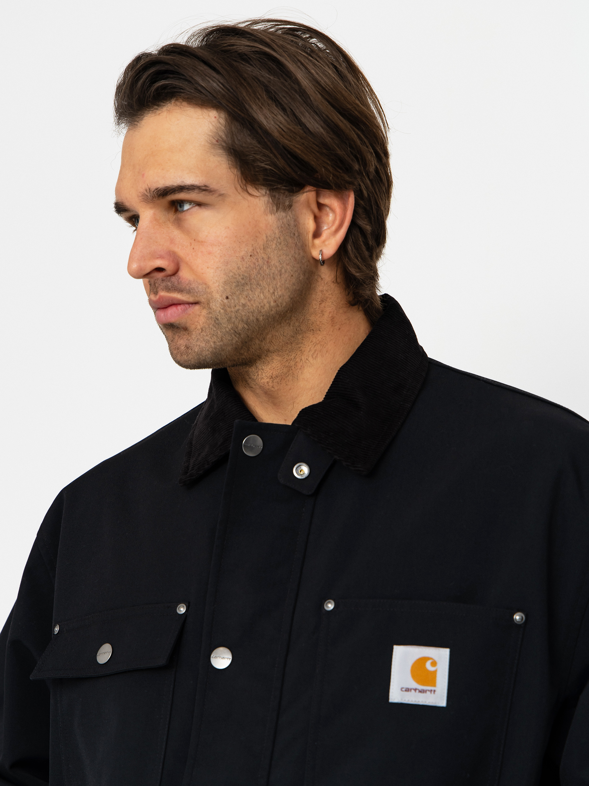 Bunda Carhartt WIP Clapton (black/black)