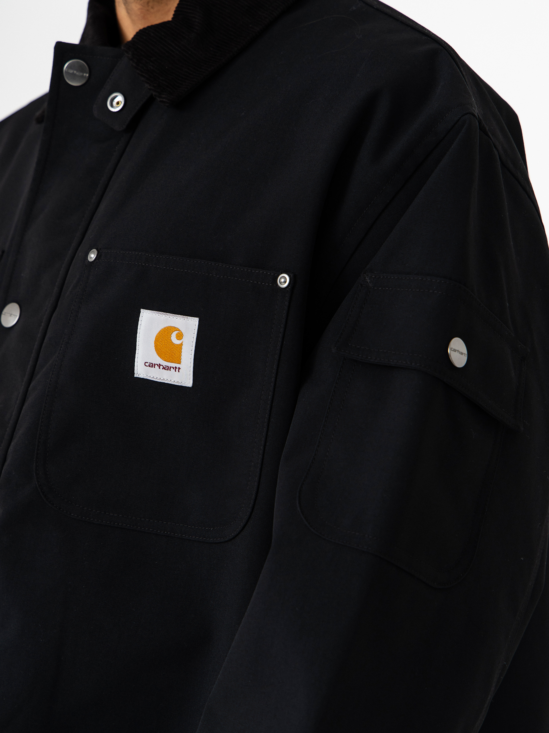 Bunda Carhartt WIP Clapton (black/black)