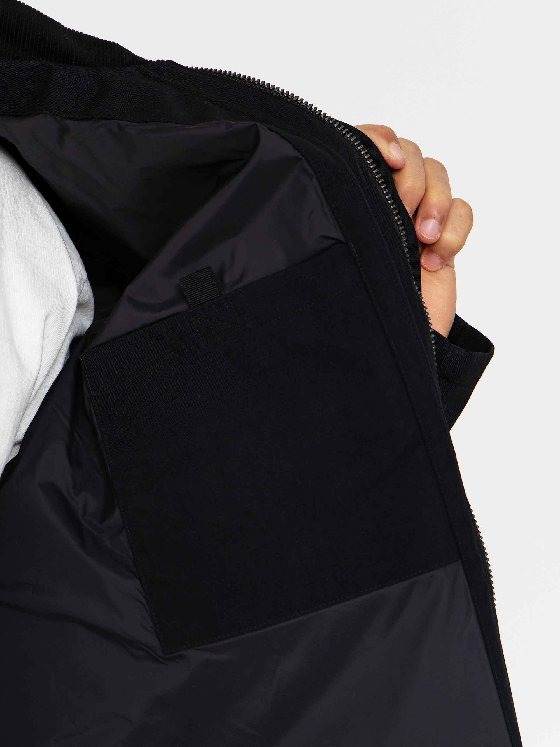 Bunda Carhartt WIP Clapton (black/black)