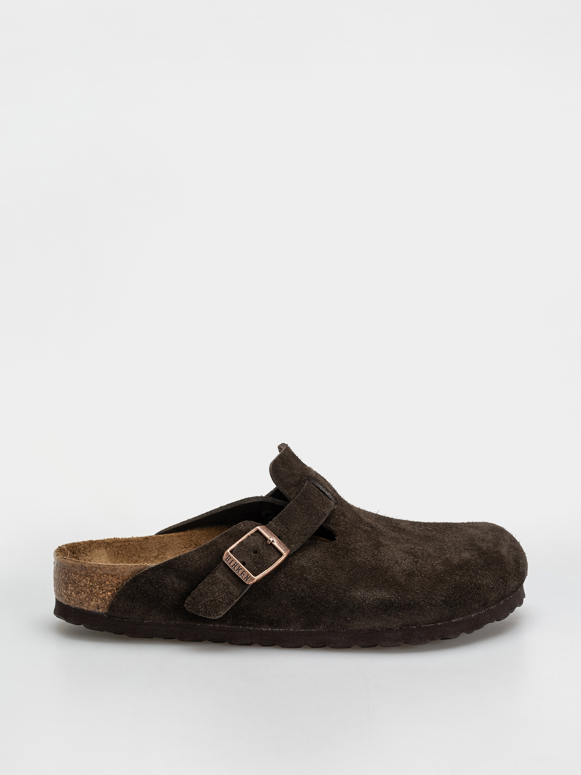Šľapky Birkenstock Boston Suede Leather Regular
