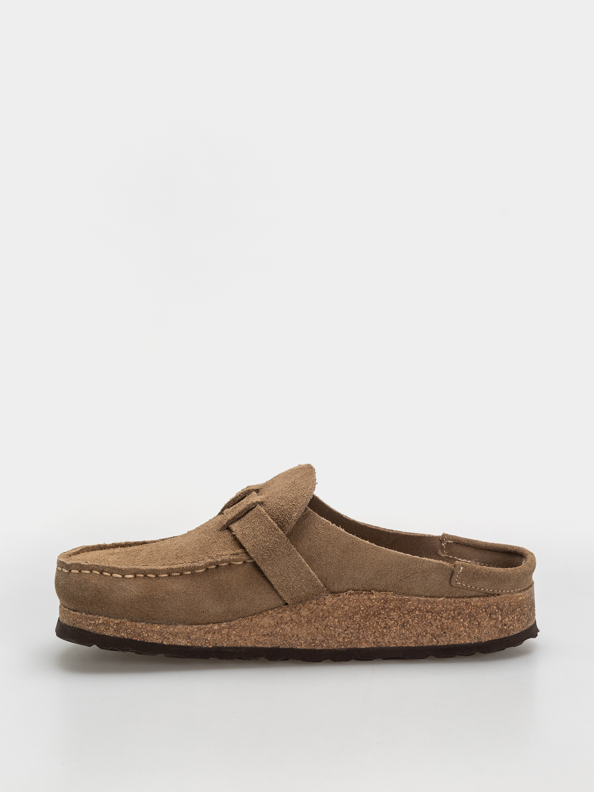 Šľapky Birkenstock Buckley Suede Leather Narrow Wmn (gray taupe)