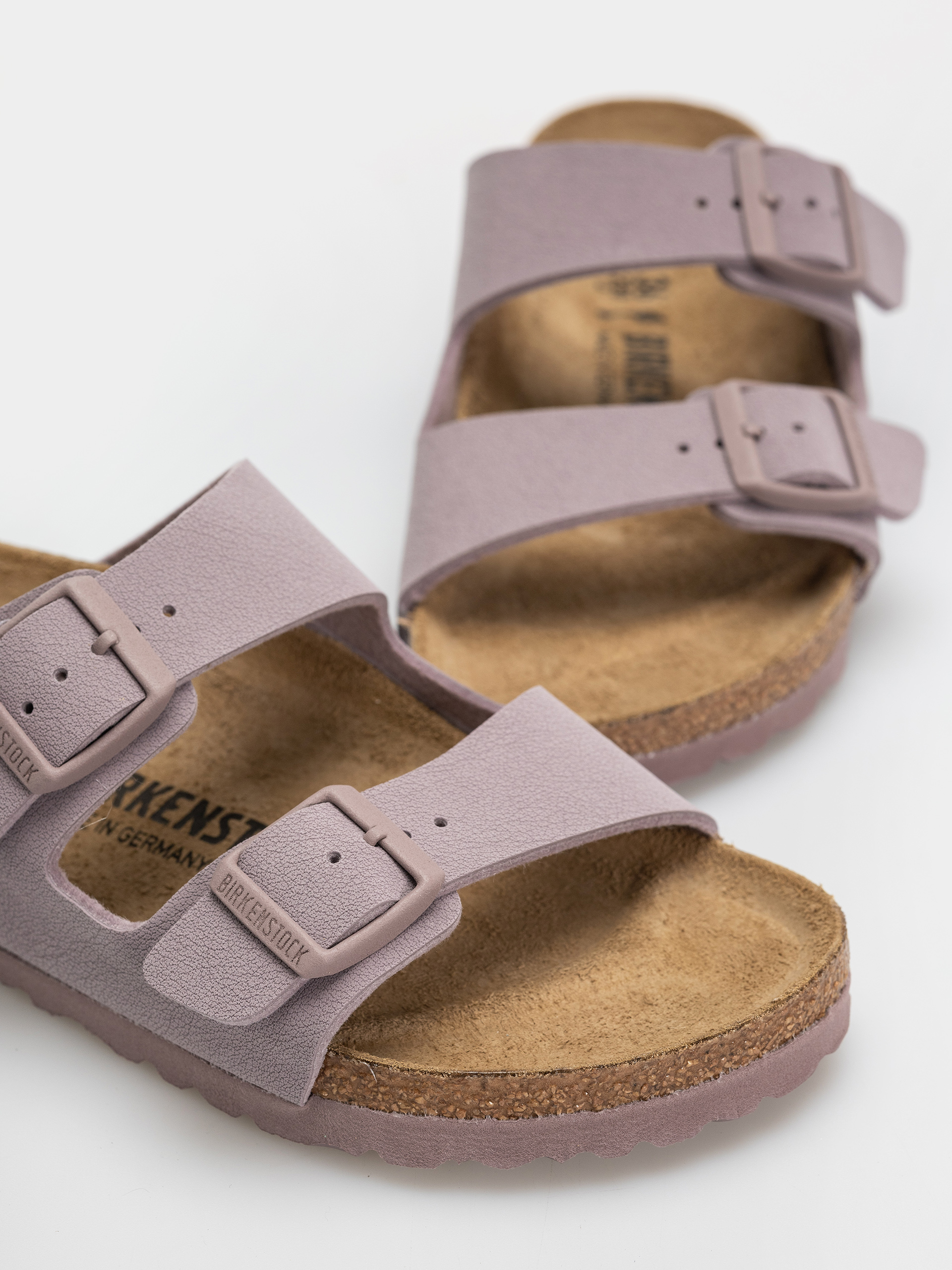 Šľapky Birkenstock Arizona Birkibuc Narrow (faded purple)