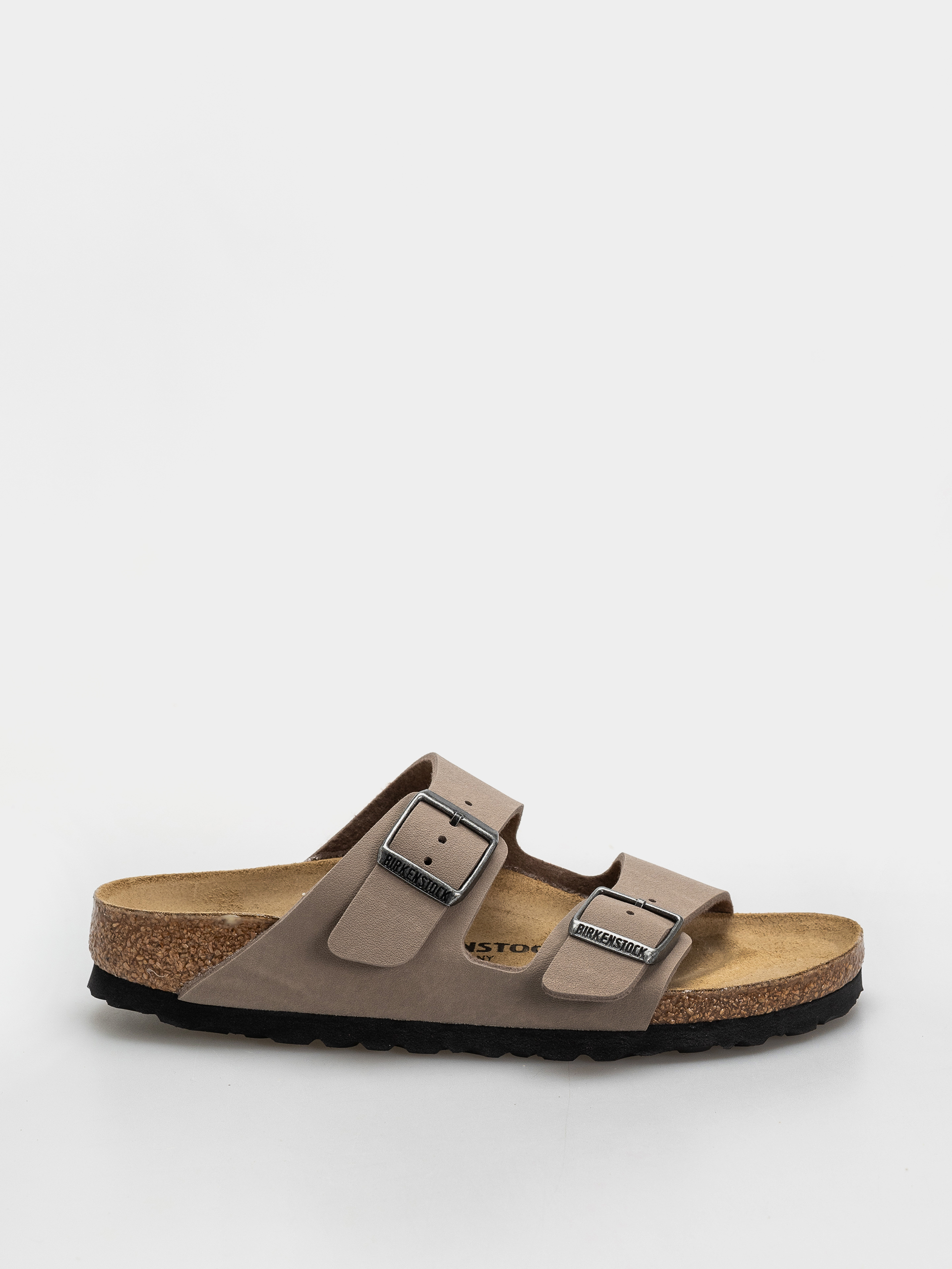 u0160u013eapky Birkenstock Arizona Birkibuc Narrow (gray taupe)