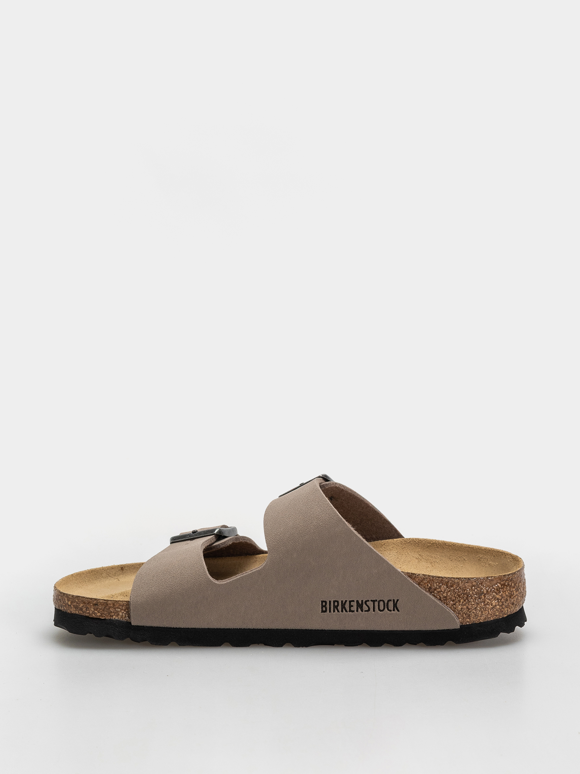 Šľapky Birkenstock Arizona Birkibuc Narrow (gray taupe)