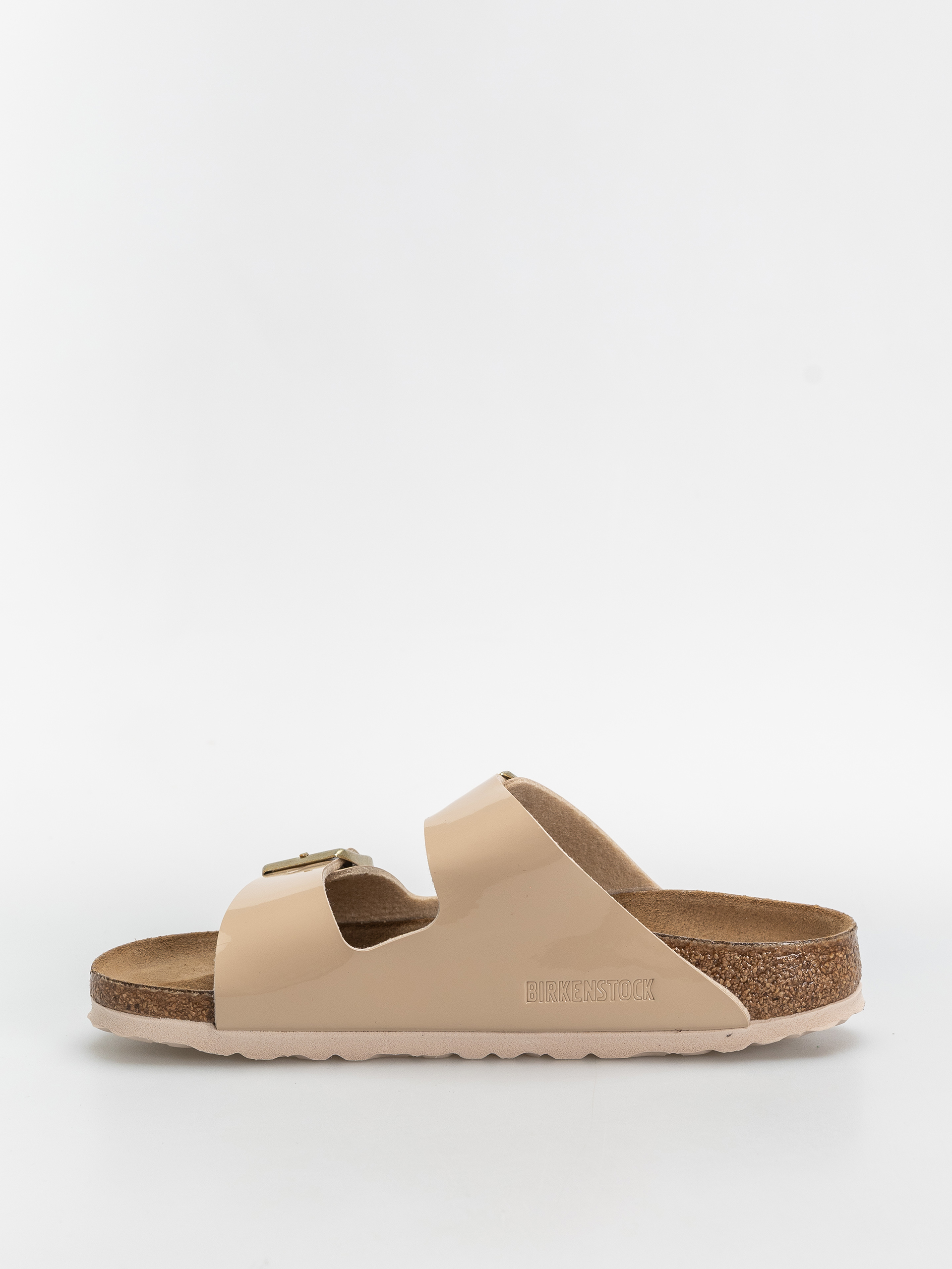 Šľapky Birkenstock Arizona Birko Flor Patent Narrow Wmn (sand)