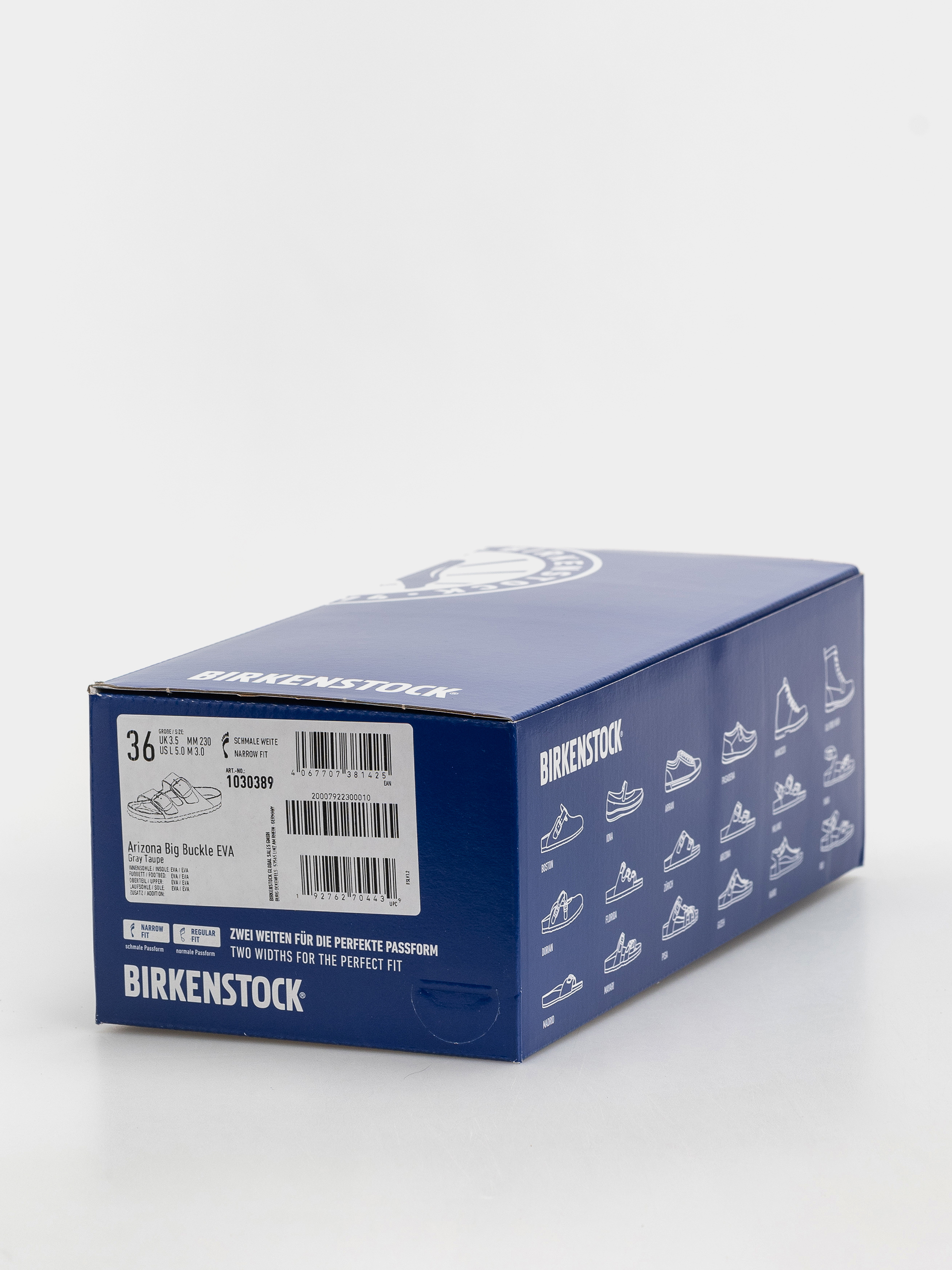 Šľapky Birkenstock Arizona Big Buckle EVA Narrow Wmn (gray taupe)