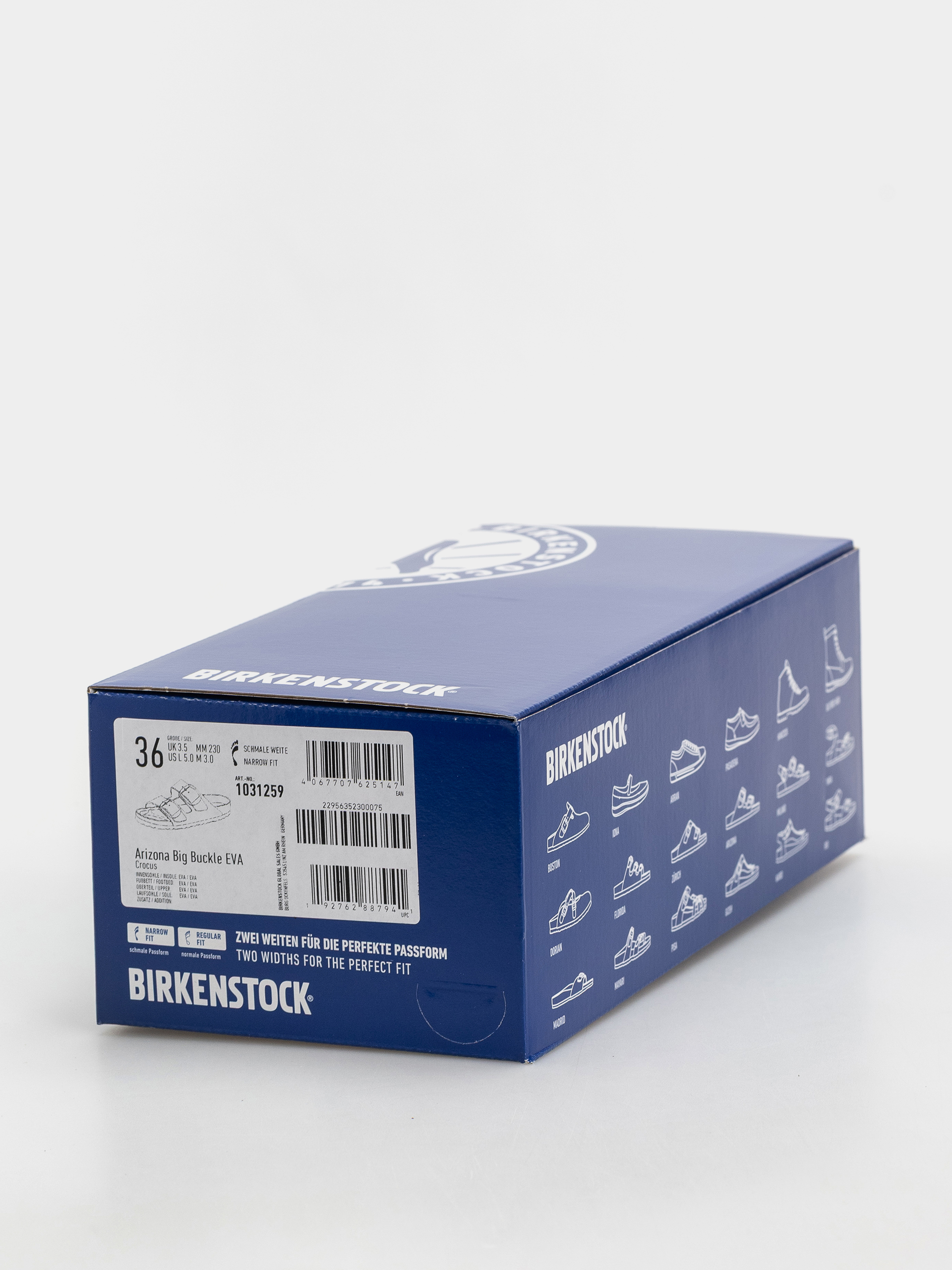 Šľapky Birkenstock Arizona Big Buckle EVA Narrow Wmn (crocus)