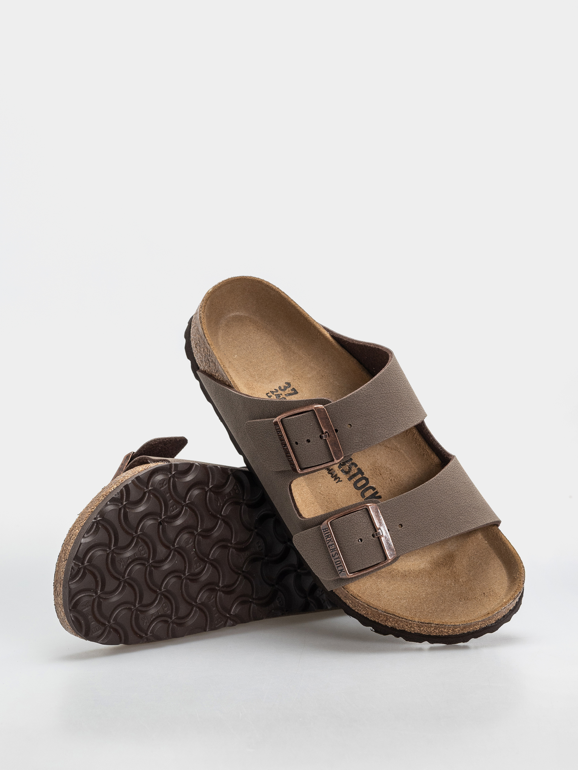 Šľapky Birkenstock Arizona Birkibuc Regular (mocca)