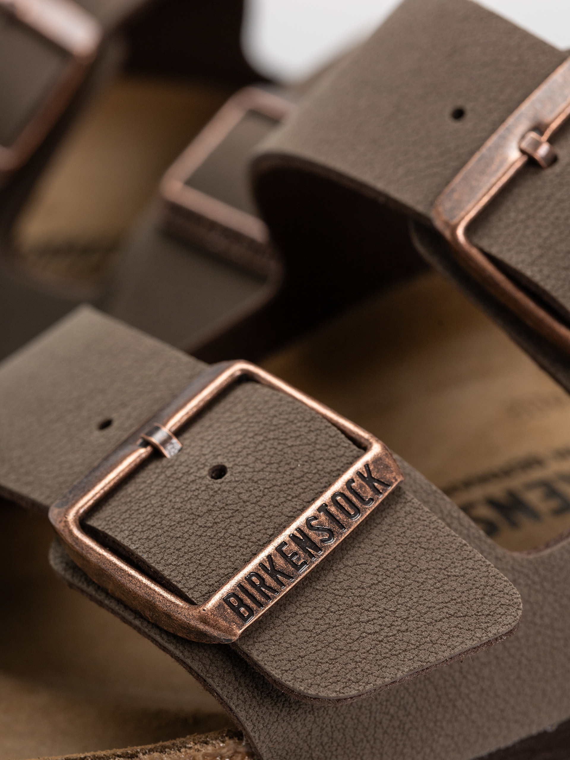 Šľapky Birkenstock Arizona Birkibuc Regular (mocca)
